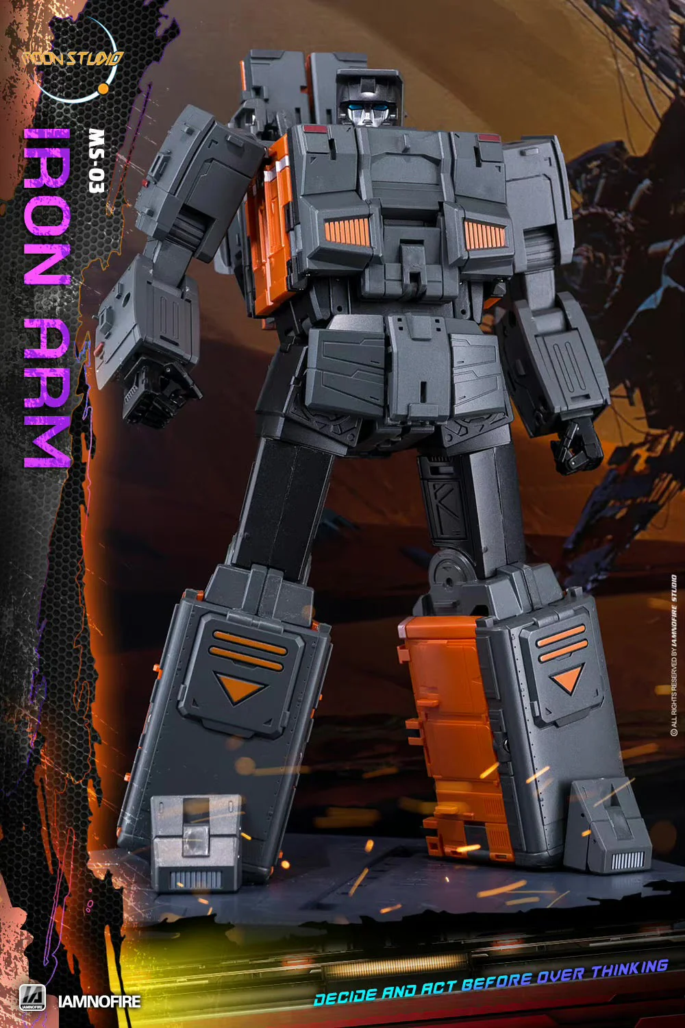 Moon Studio MS-03 Iron Arm, Radiatron (Not G1 Kaen, Raiden ) 21cm / 8.3" 16 Moon Studio MS-03 Iron Arm, Radiatron (Not G1 Kaen, Raiden ) 21cm / 8.3"