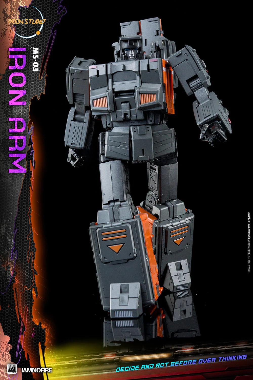 Moon Studio MS-03 Iron Arm, Radiatron (Not G1 Kaen, Raiden ) 21cm / 8.3" 4 Moon Studio MS-03 Iron Arm, Radiatron (Not G1 Kaen, Raiden ) 21cm / 8.3"