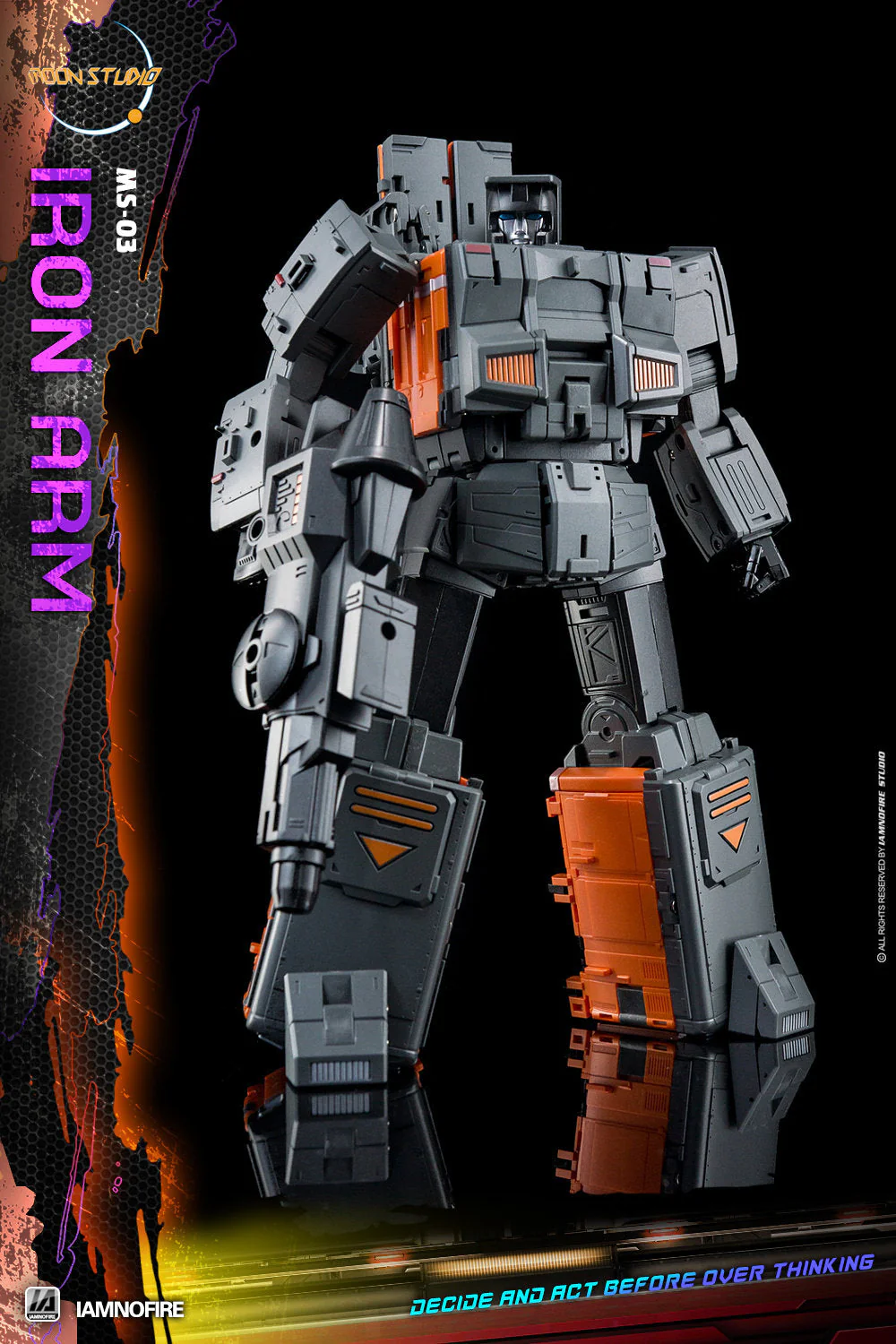 Moon Studio MS-03 Iron Arm, Radiatron (Not G1 Kaen, Raiden ) 21cm / 8.3" 7 Moon Studio MS-03 Iron Arm, Radiatron (Not G1 Kaen, Raiden ) 21cm / 8.3"