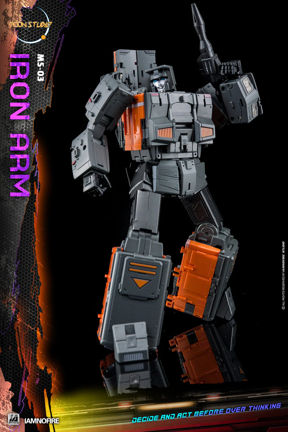 Moon Studio MS-03 Iron Arm, Radiatron (Not G1 Kaen, Raiden ) 21cm / 8.3" 8 Moon Studio MS-03 Iron Arm, Radiatron (Not G1 Kaen, Raiden ) 21cm / 8.3"