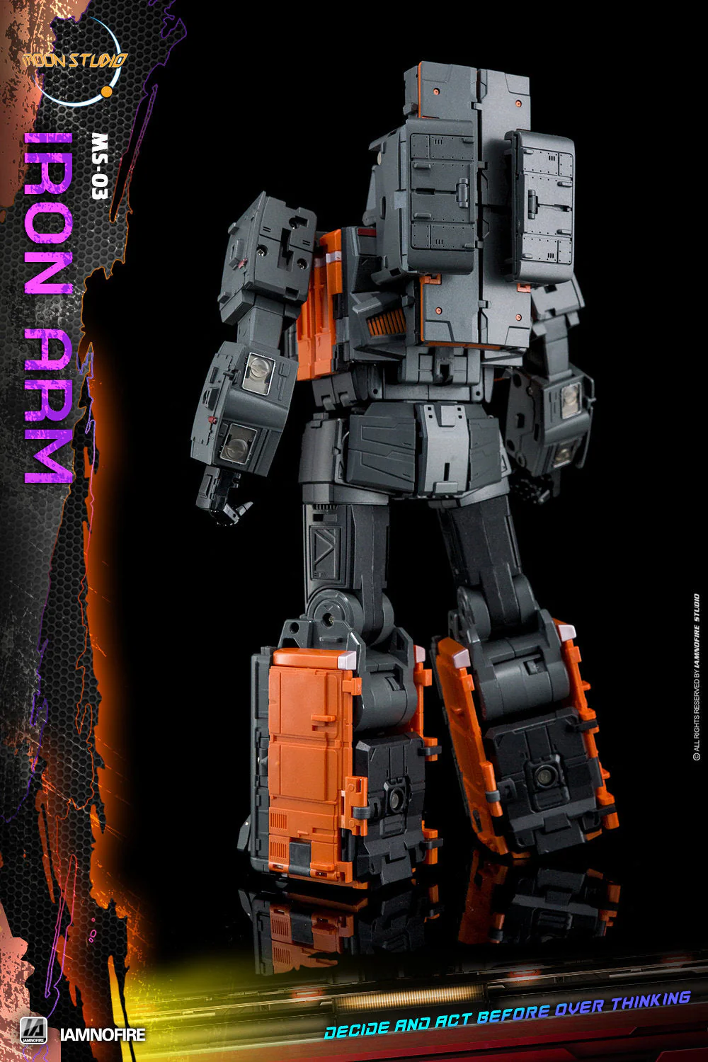 Moon Studio MS-03 Iron Arm, Radiatron (Not G1 Kaen, Raiden ) 21cm / 8.3" 9 Moon Studio MS-03 Iron Arm, Radiatron (Not G1 Kaen, Raiden ) 21cm / 8.3"