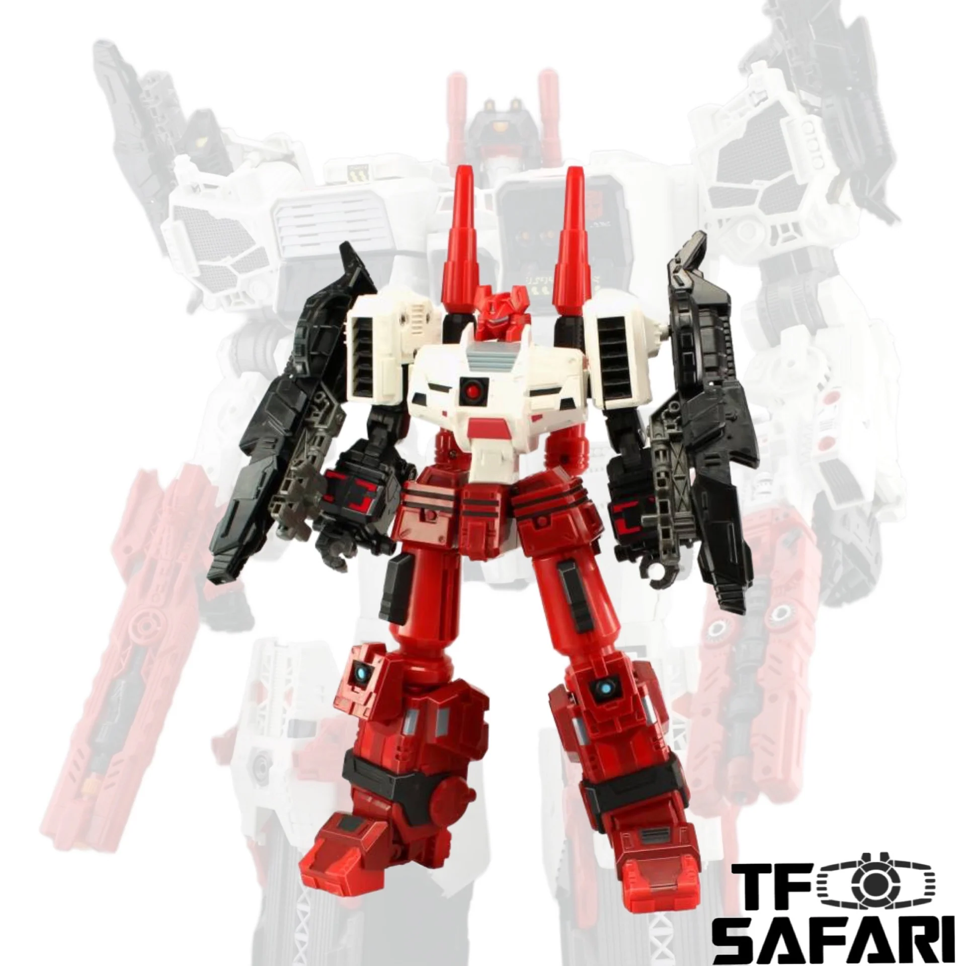 Before And After BA02 BA-02  Six Sigma ( Six-Gun ) w/ Slammer US Black Arm Version for LG / SDCC / IDW / MT Maketoys Metroplex 30cm