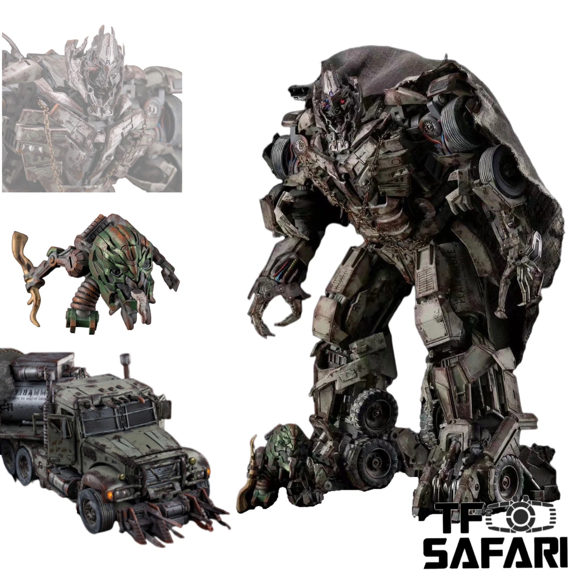 AlienAttack Toys AAT-01 AAT01 Mackron（Not Bayverse DOTM Megatron Oil Tank）33cm / 13"