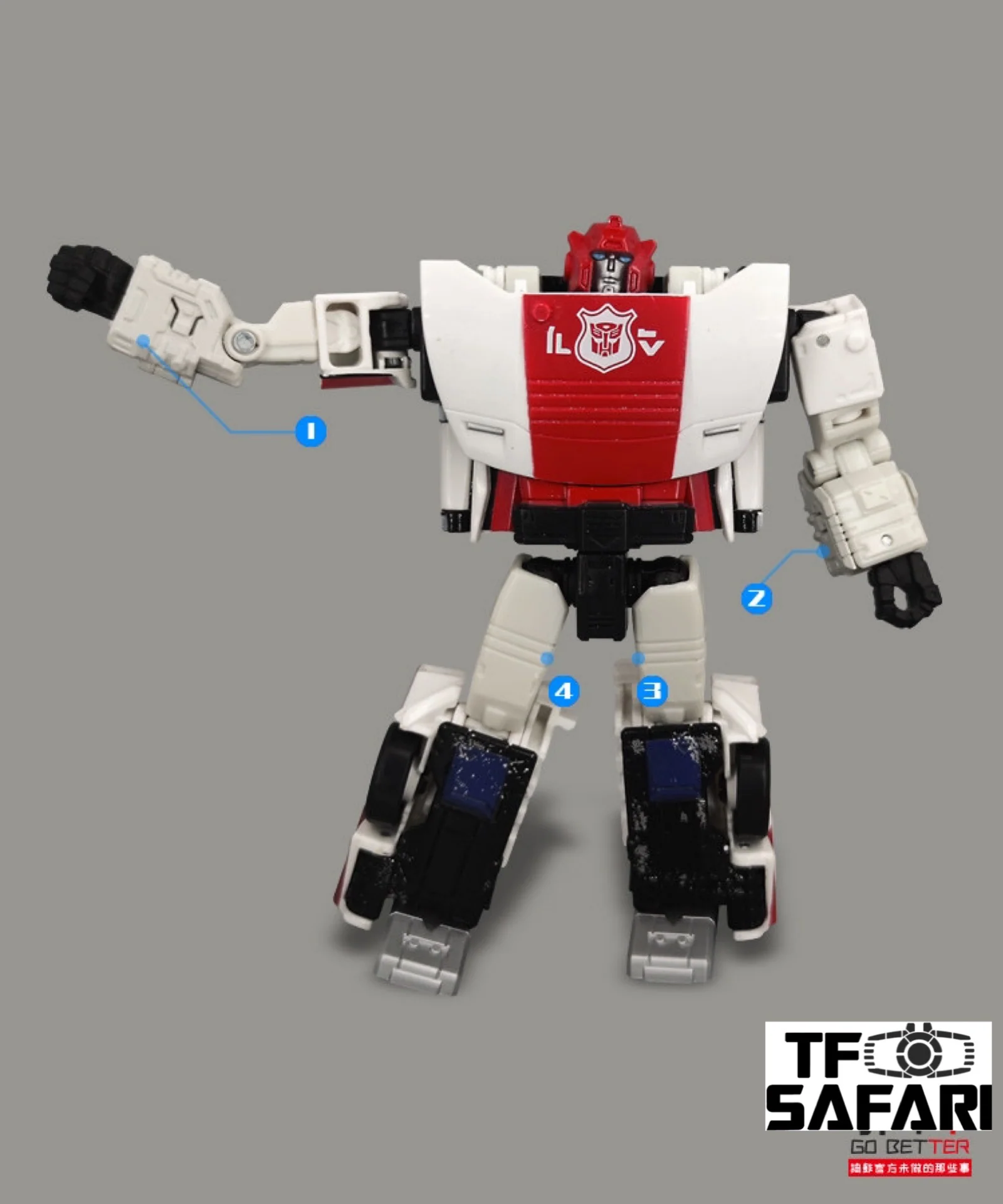 Go Better Studio GX-31 Arm & Hip Gap Covers for WFC Siege Sideswipe / Red Alert Upgrade Kit 8 Go Better Studio GX-31 Arm & Hip Gap Covers for WFC Siege Sideswipe / Red Alert Upgrade Kit