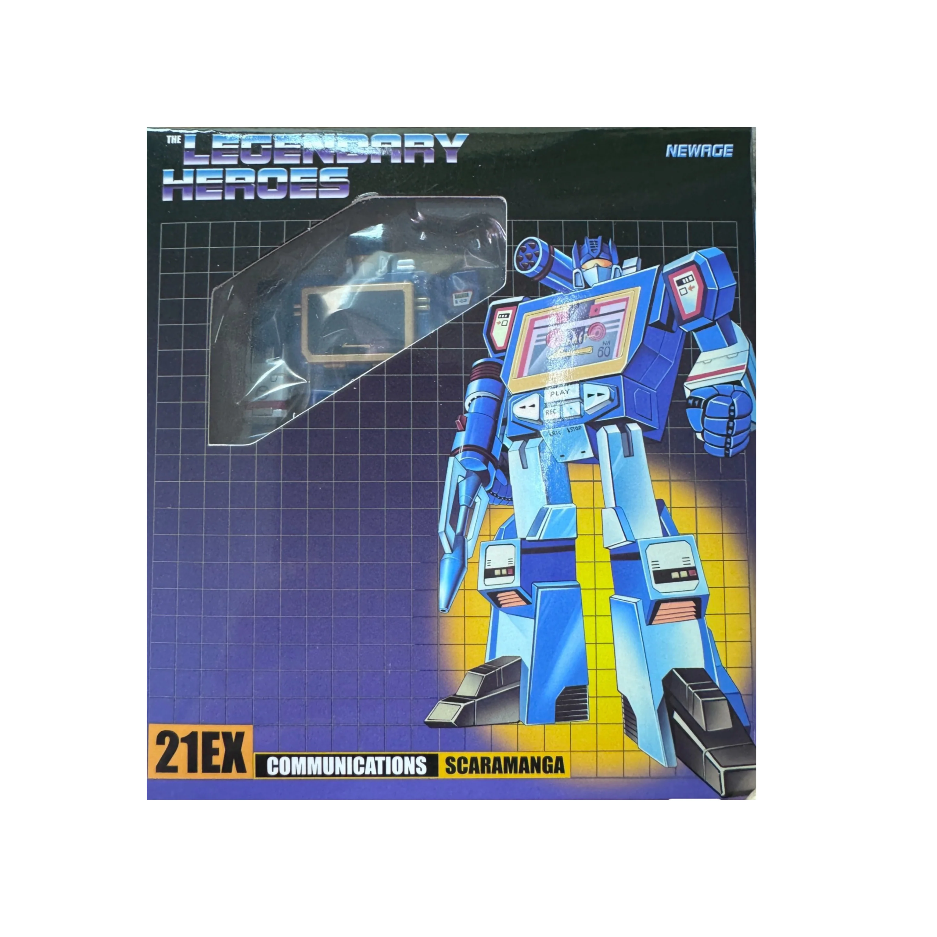NA NewAge H21EX H-21EX Scaramanga ( Soundwave ) Toy Color 4 in 1 pack Toy Color Version New Age 9cm / 3.5" 13 NA NewAge H21EX H-21EX Scaramanga ( Soundwave ) Toy Color 4 in 1 pack Toy Color Version New Age 9cm / 3.5"
