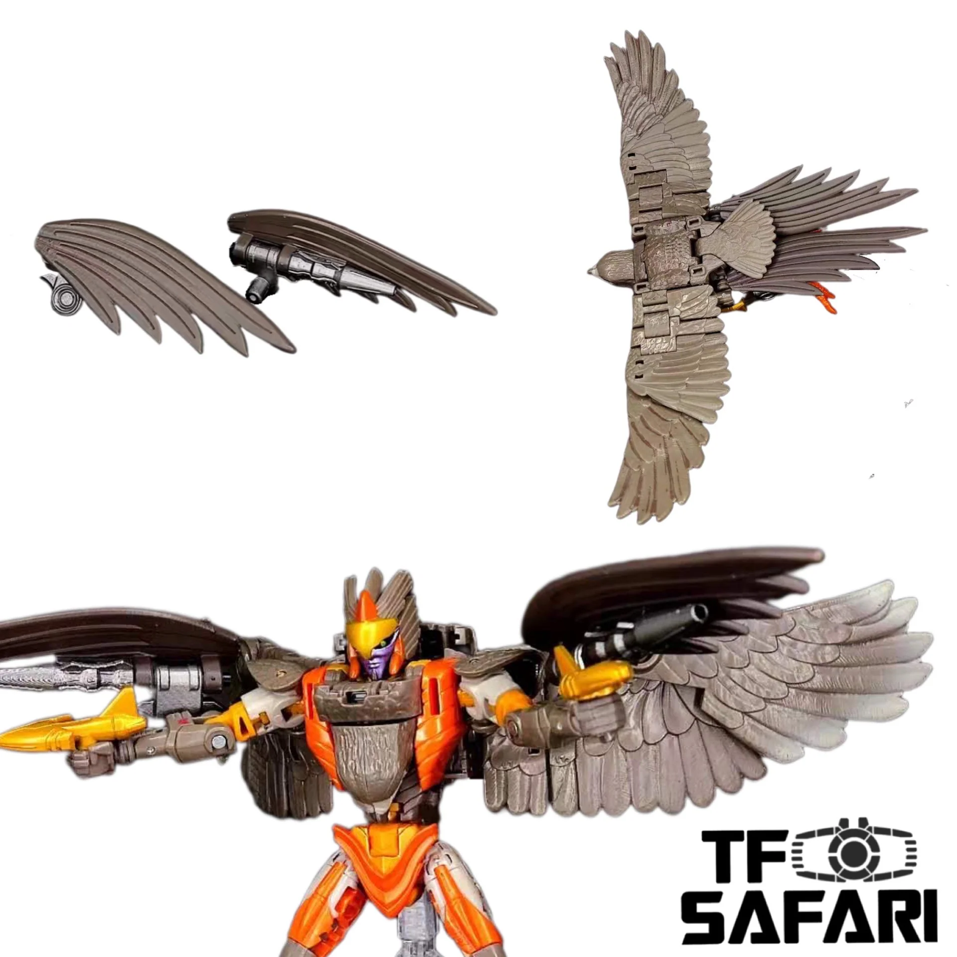 BDT Studio  BDT-19 BDT19 Upgrade Kit （Tail Feather Enhancement Part） for WFC Kingdom Airazor Upgrade Kit