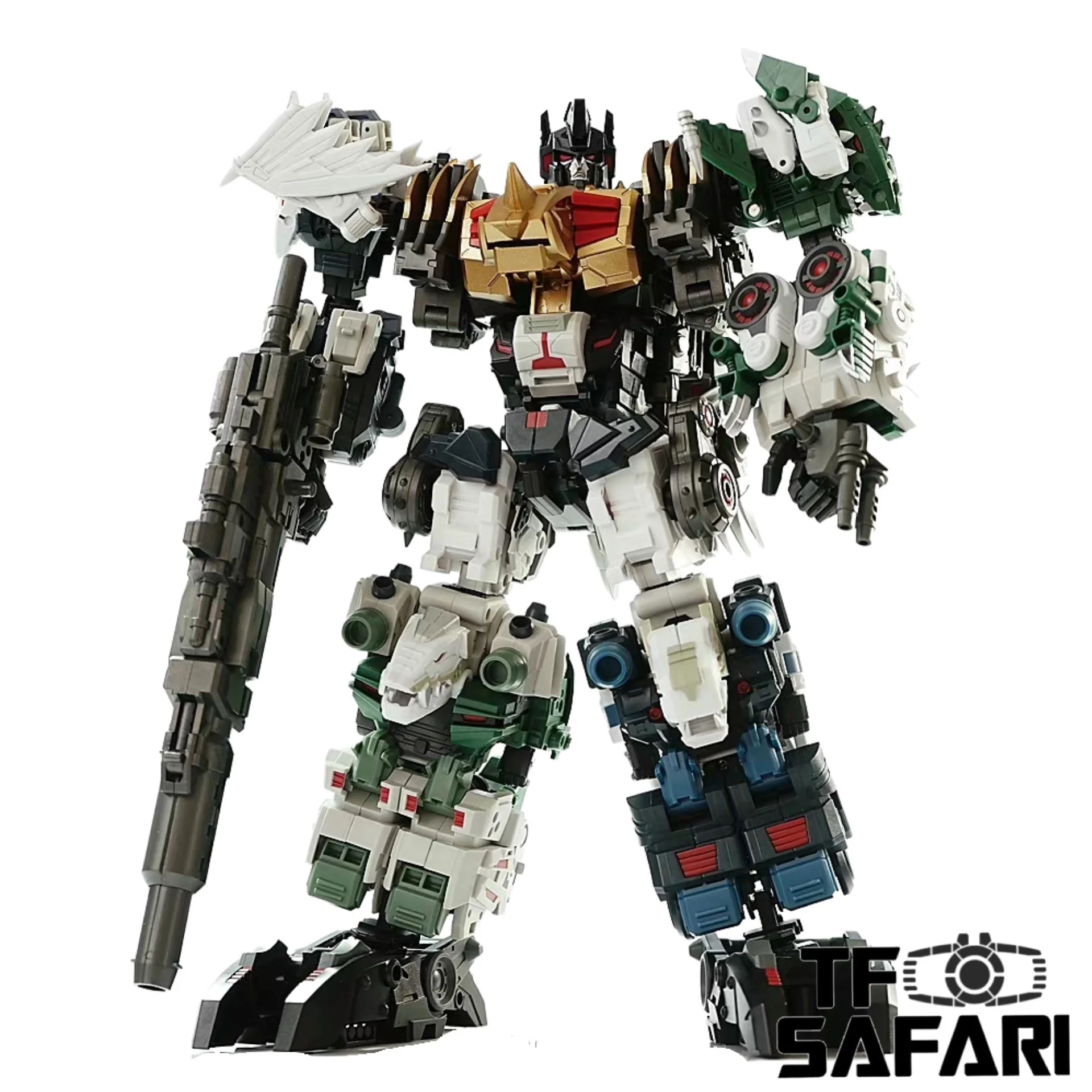 Fansproject FPJ Saurus Ryu-Oh (Dinokings Combiner) Reissue Version 6 in 1 set 28cm / 11"
