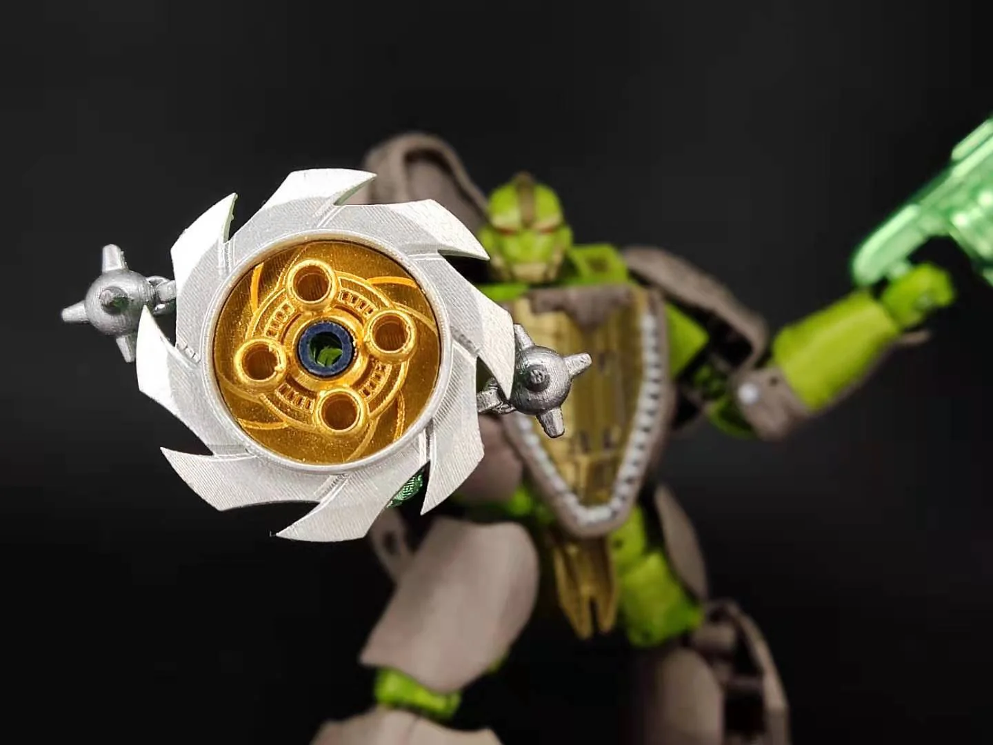 BDT Studio BDT-18 BDT18 Weapon set (Double Saw Blade Gatling Guns ) for WFC Kingdom Rhinox Upgrade Kit 6 BDT Studio BDT-18 BDT18 Weapon set (Double Saw Blade Gatling Guns ) for WFC Kingdom Rhinox Upgrade Kit