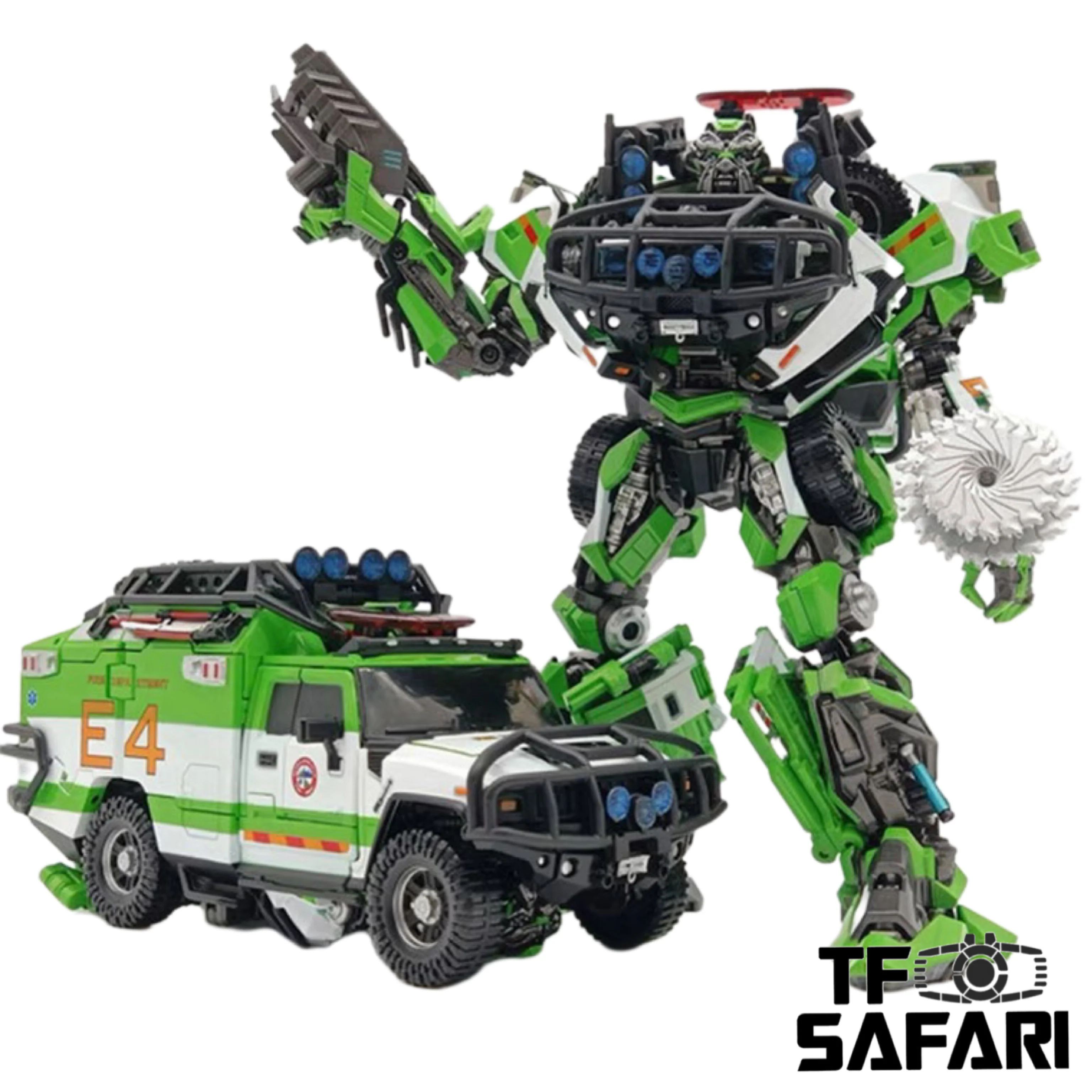No Brand 4th Party JH01 JH-01 KO MPM11 MPM-11 Ratchet Green Version ( Enhanced Details & Painting) 19cm / 7.5"