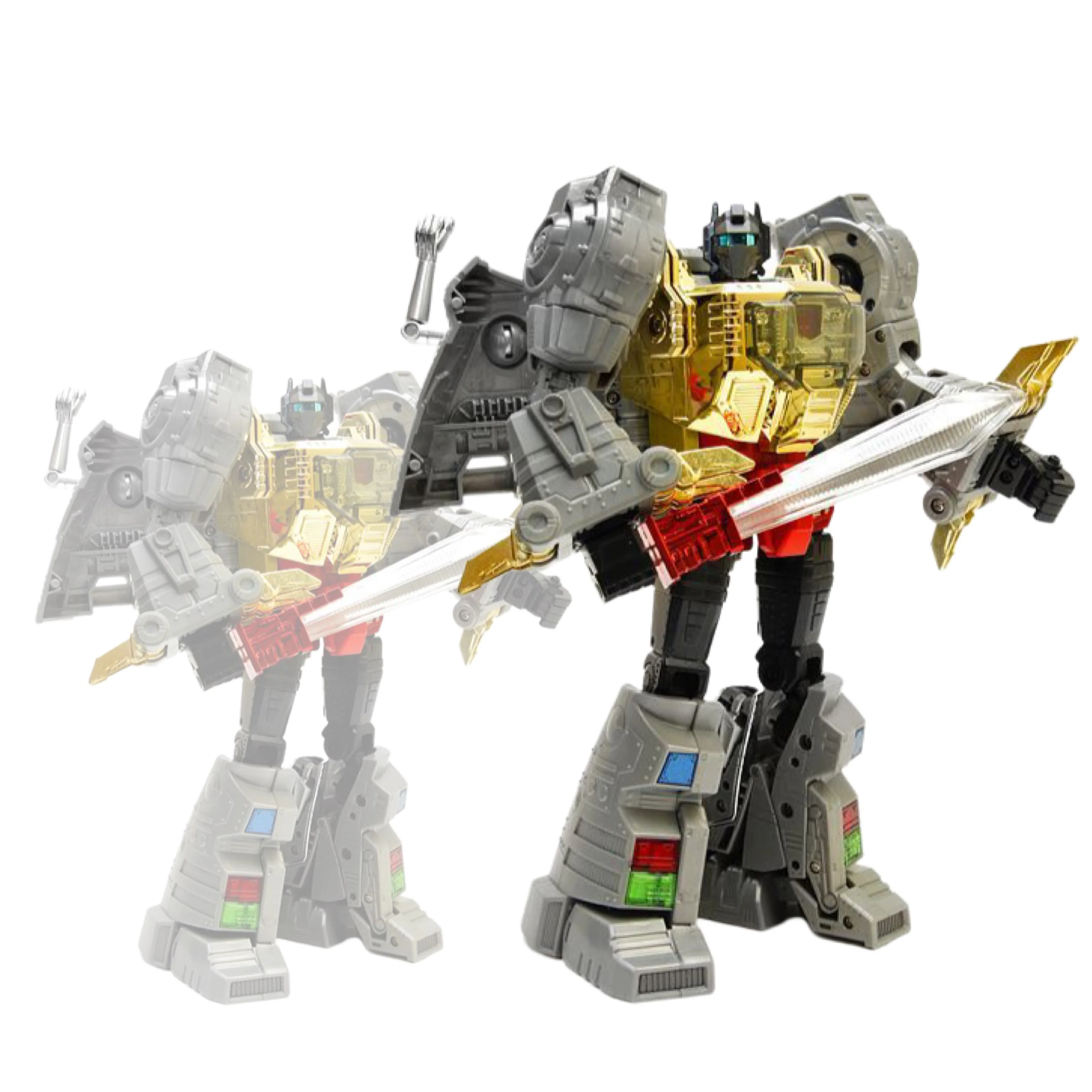 4th Party NB No-Brand Oversized MP-08 MP08 King Grimlock Rexius Prime (Oversized MP-08 Metallic Painting, Non-Official Version) 29cm / 11.5"