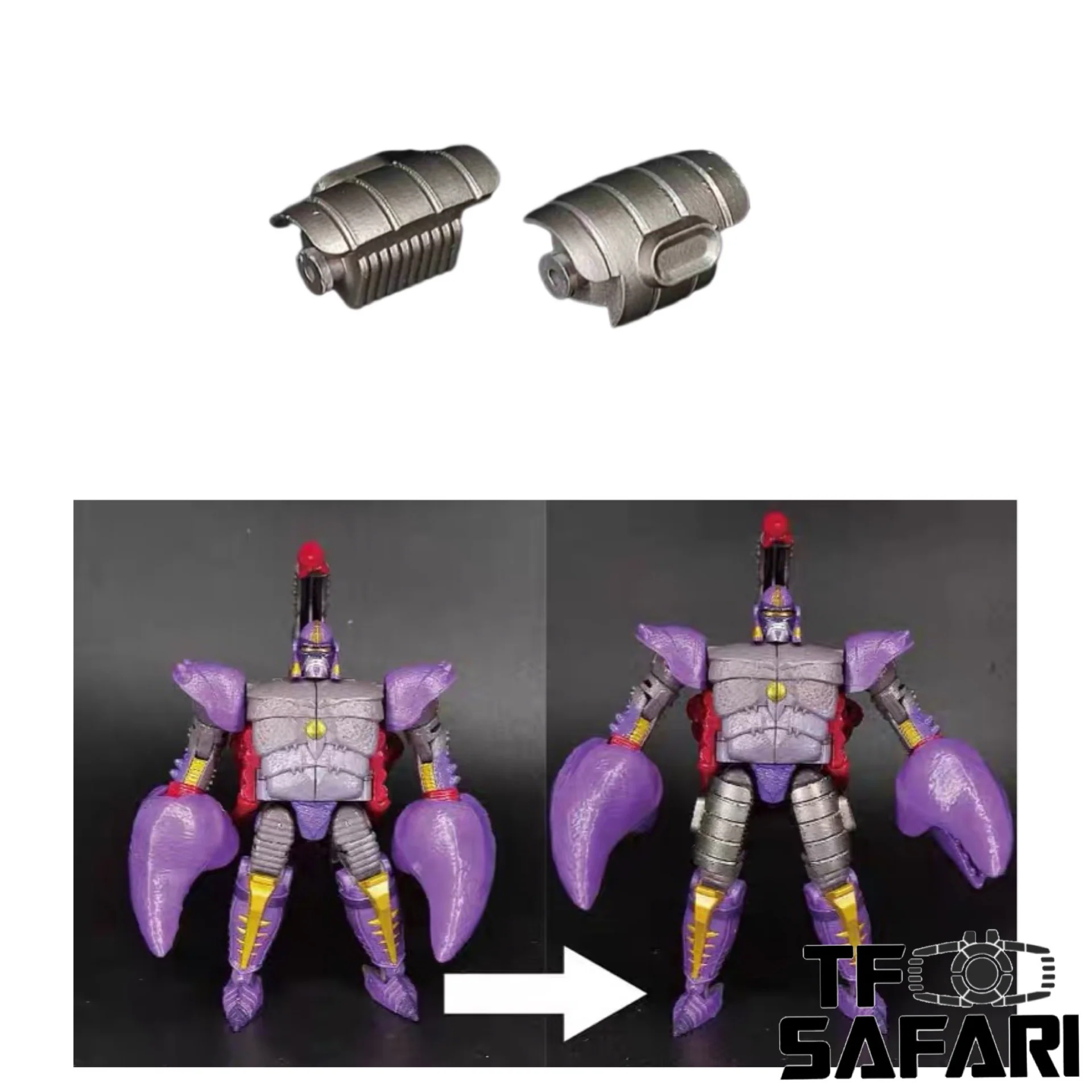 BDT Studio  BDT-10 BDT10 Leg Lengthening Parts for WFC Kingdom Scorponok Upgrade Kit