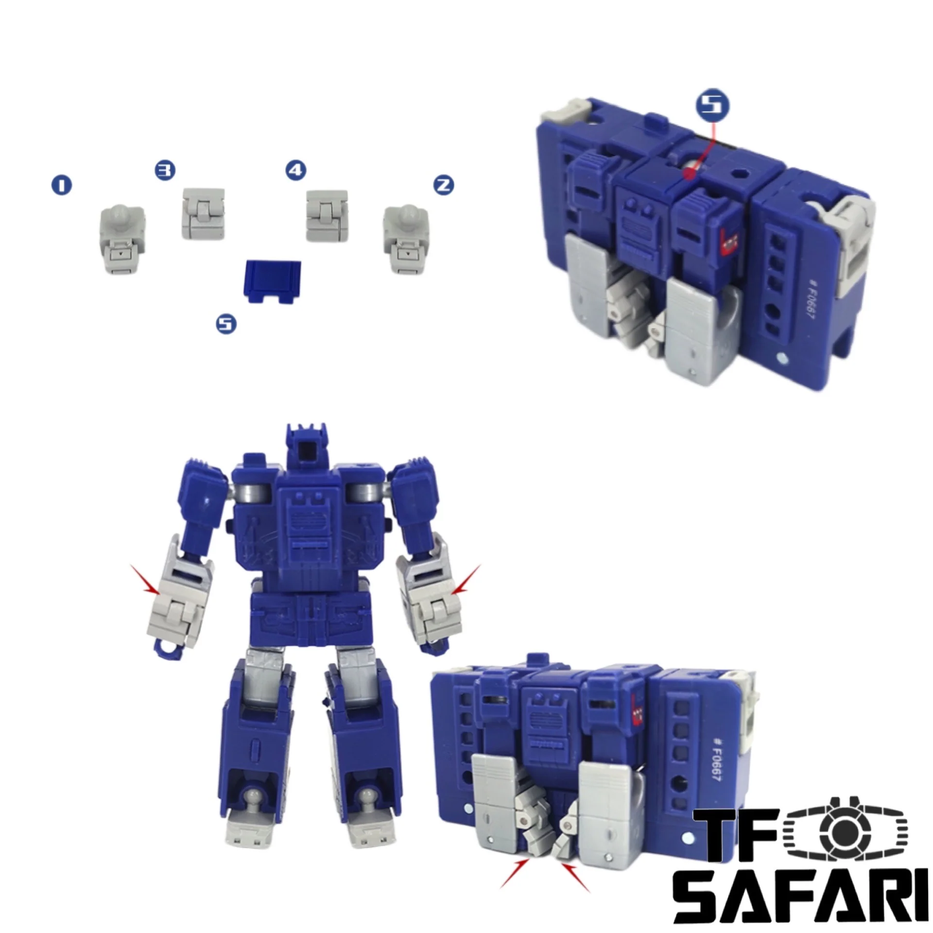 Go Better Studio GX-25 GX25 New Feet Pads & Gap Fillers for WFC Core Class Soundwave Upgrade Kit