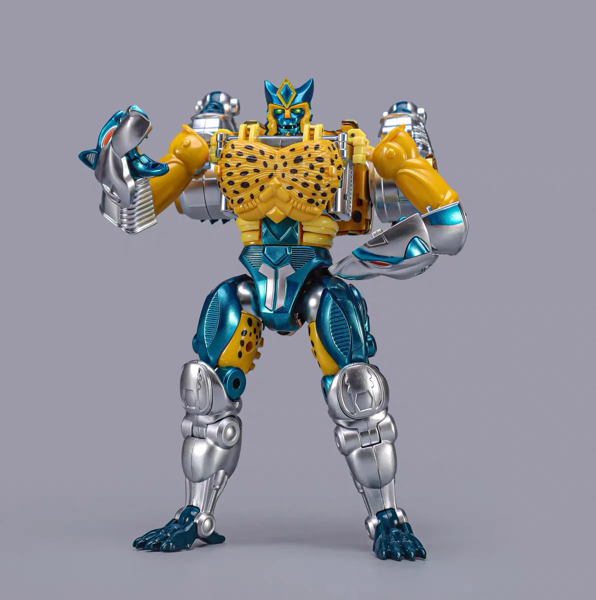 Transart TA BWM-03 BWM03 Metal Leopard Commander (BW Beast Wars Transmetal Cheetor ) 18cm / 7" 9 Transart TA BWM-03 BWM03 Metal Leopard Commander (BW Beast Wars Transmetal Cheetor ) 18cm / 7"