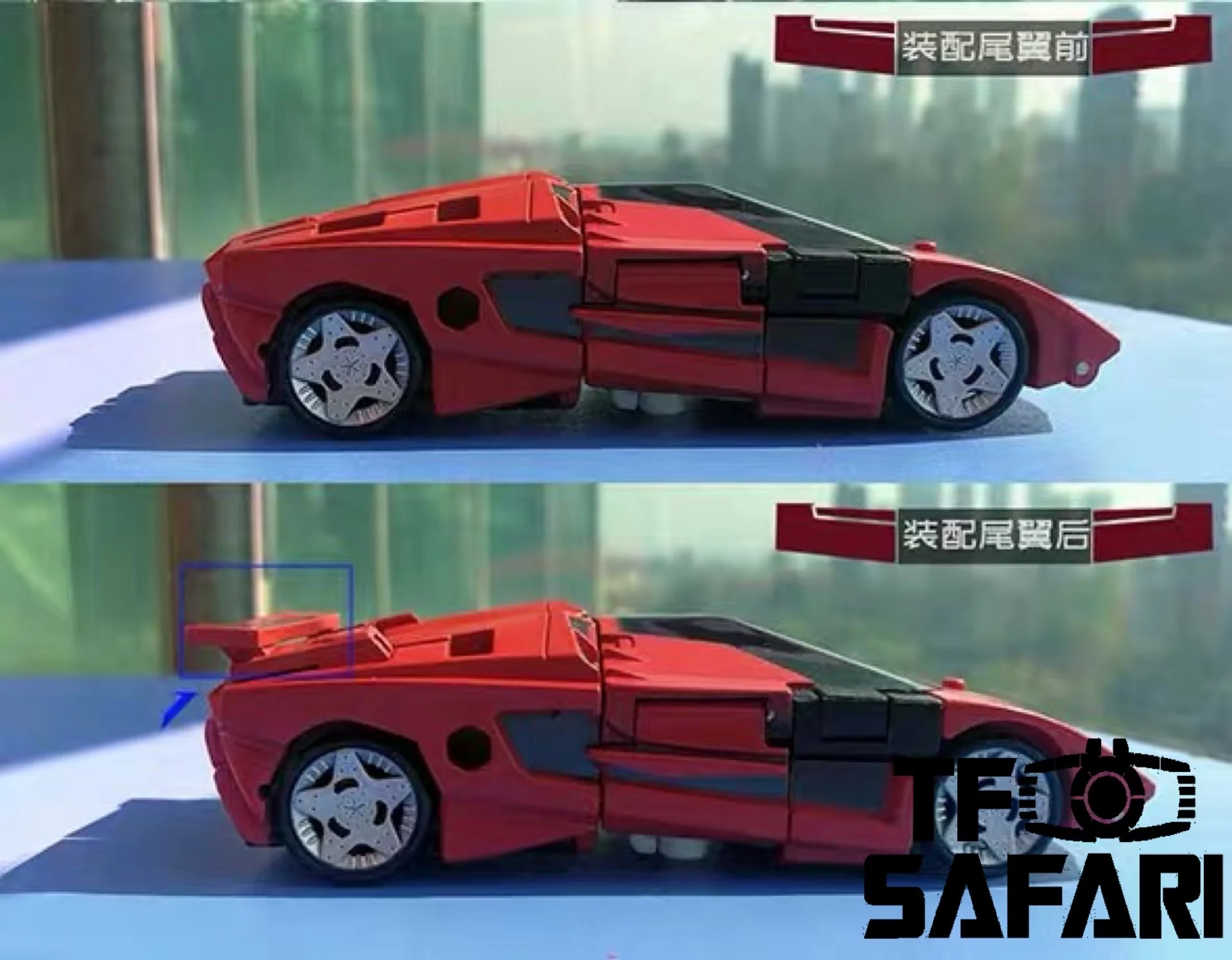 Go Better Studio GX-07 Spoilers Tail fins for WFC Siege Sideswipe / Red Alert / Alphastrike Upgrade Kit 9 Go Better Studio GX-07 Spoilers Tail fins for WFC Siege Sideswipe / Red Alert / Alphastrike Upgrade Kit