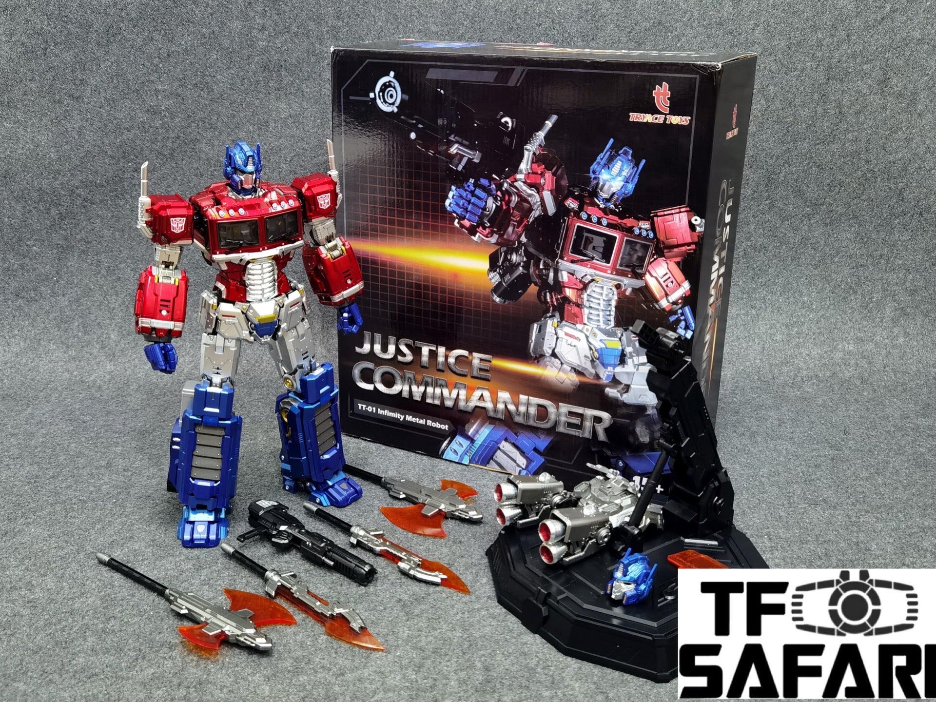 Tryace Toys TT-01 TT01 Commander (Optimus Prime, Non-transformable, Super-highly articulated) 32cm / 12" 17 Tryace Toys TT-01 TT01 Commander (Optimus Prime, Non-transformable, Super-highly articulated) 32cm / 12"