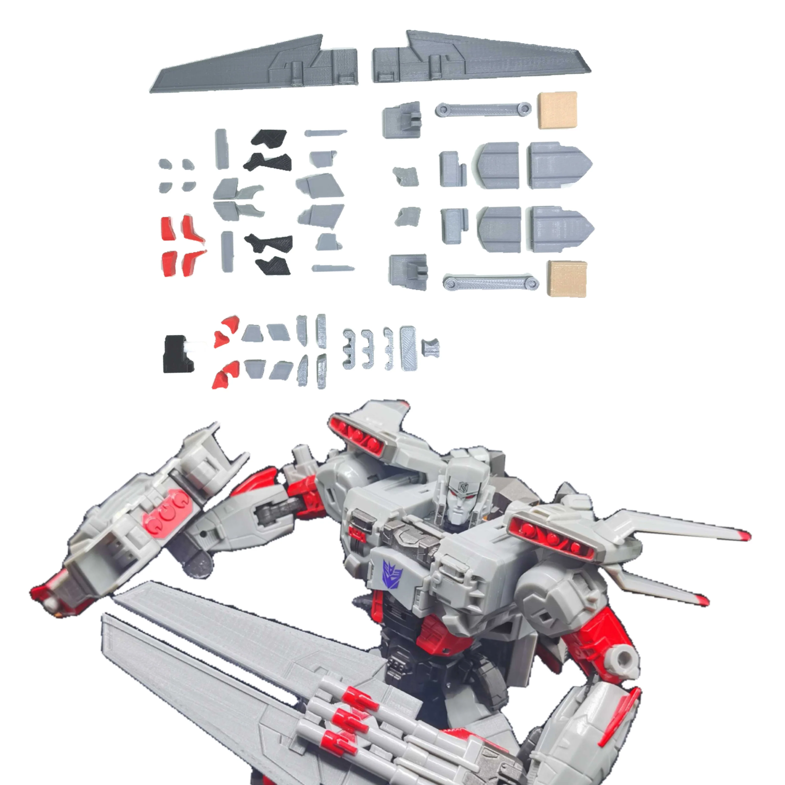 Ratchet Studio ROS-018 ROS018 Gap Filler (Leg Extensions, weapons) for Generation Selects Super Megatron Upgrade Kit