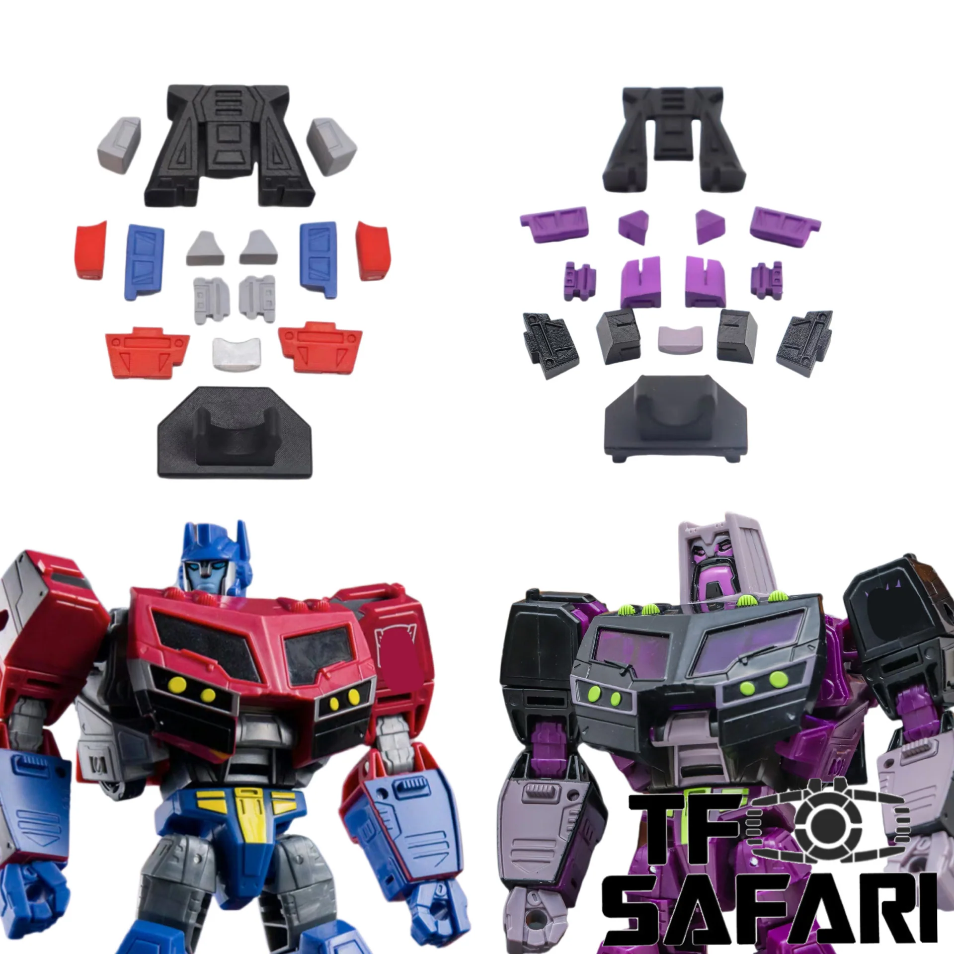 Superman Studio SPS38 SPS-38 / SPS38B SPS-38B Gap Fillers for Legacy United Voyager Animated Universe Optimus Prime / Motormaster Upgrade Kit