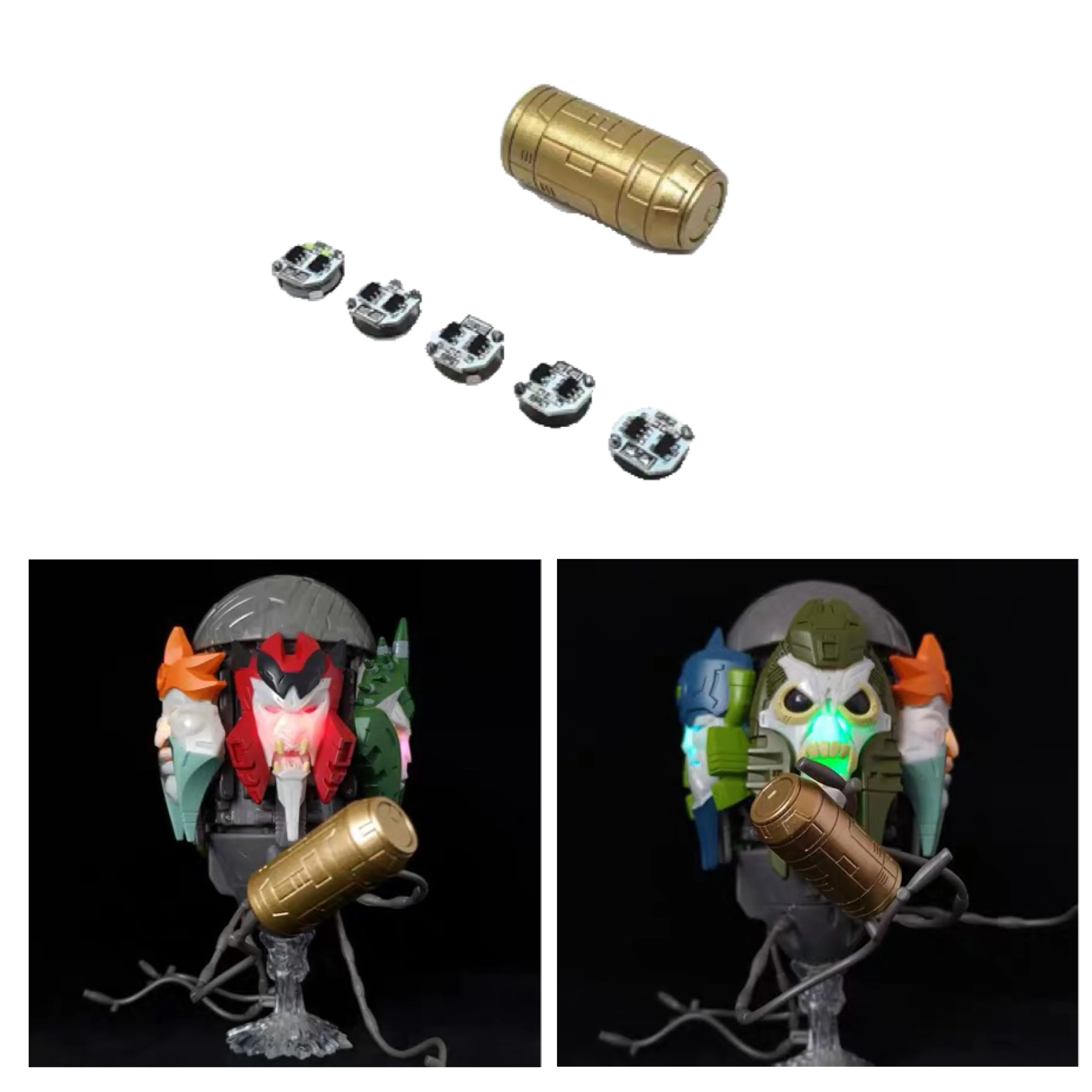 Shockwave Lab SL-90 SL90 LED Upgrade Kits for WFC Earthrise Quintesson Upgrade Kit