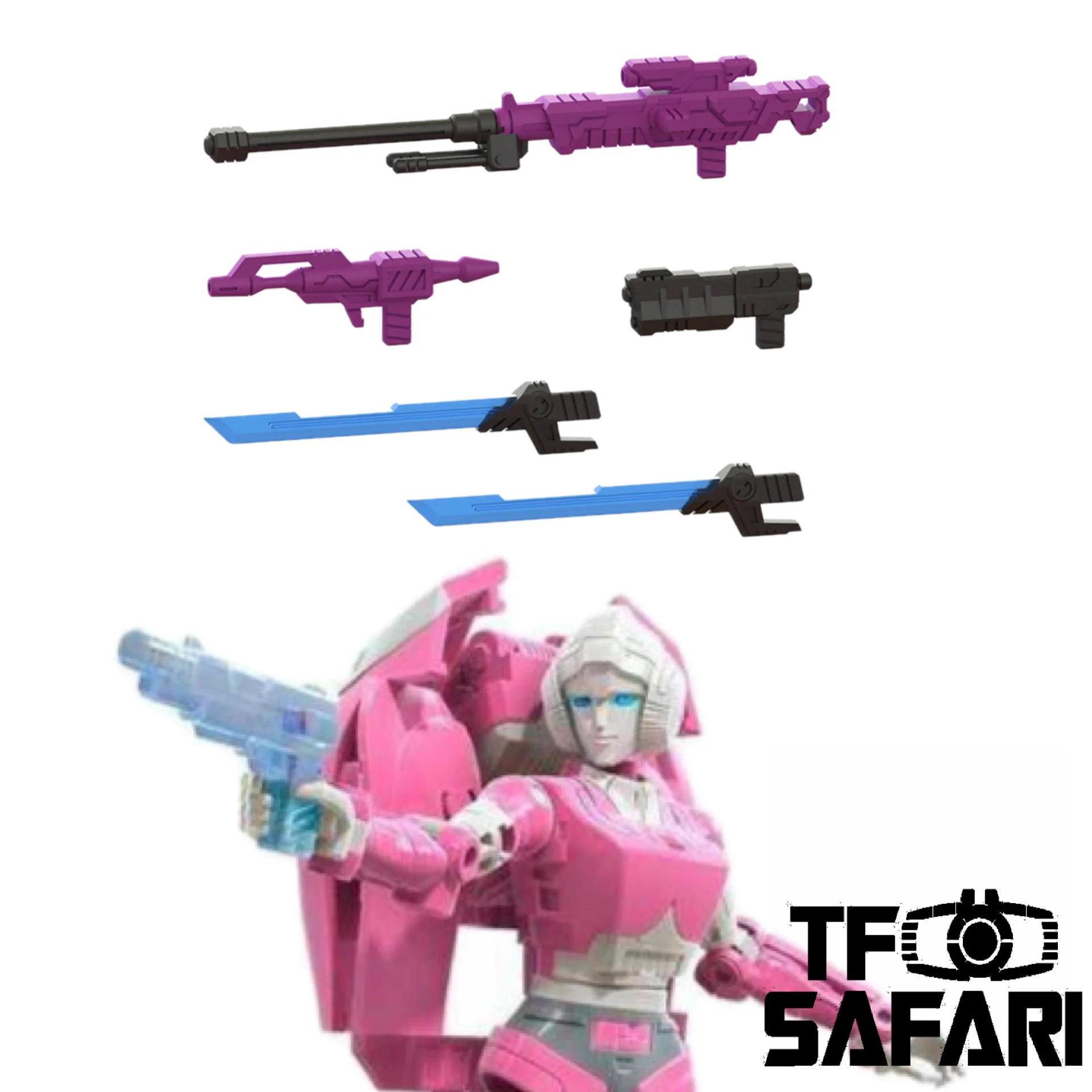Matrix Workshop M34 M-34 WFC Earthrise Arcee Weapon Set Upgrade Kit