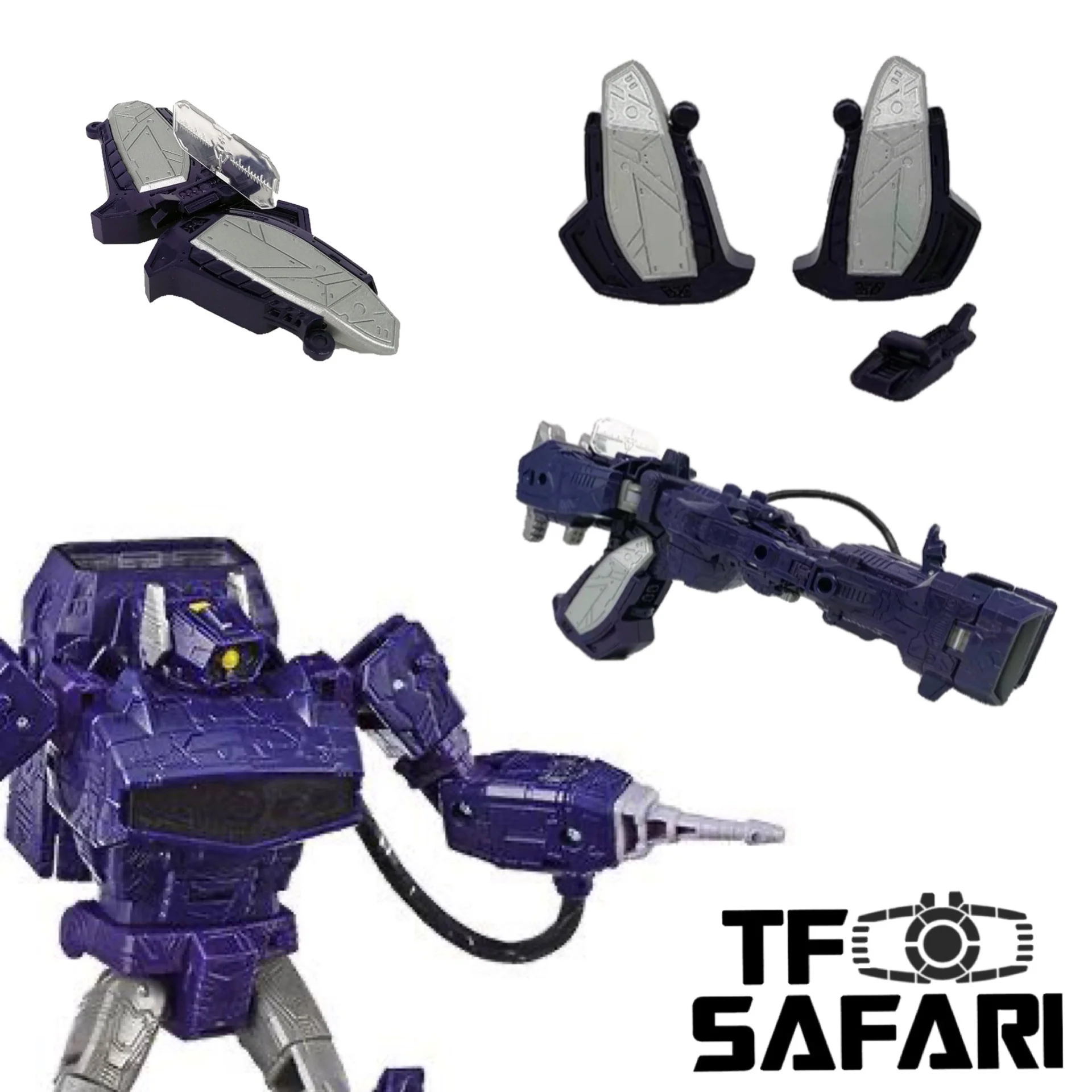 Go Better Studio GX-12 Upgrade Kit Laser Gun Mode for WFC Siege Shockwave Upgrade Kit