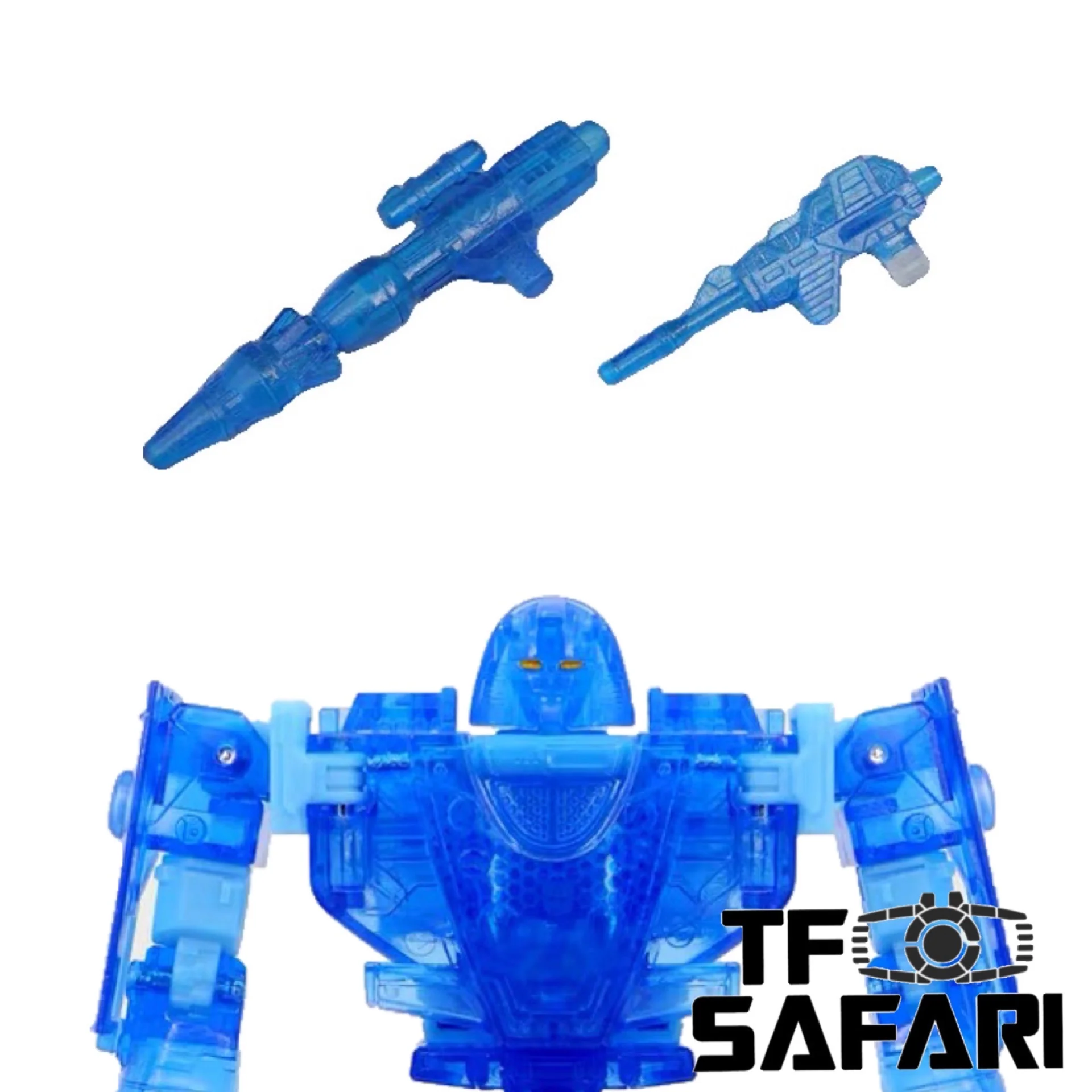 Matrix Workshop M20B M-20B WFC Siege Deluxe Mirage (Blue Transparent Version) Weapon Set Upgrade Kit