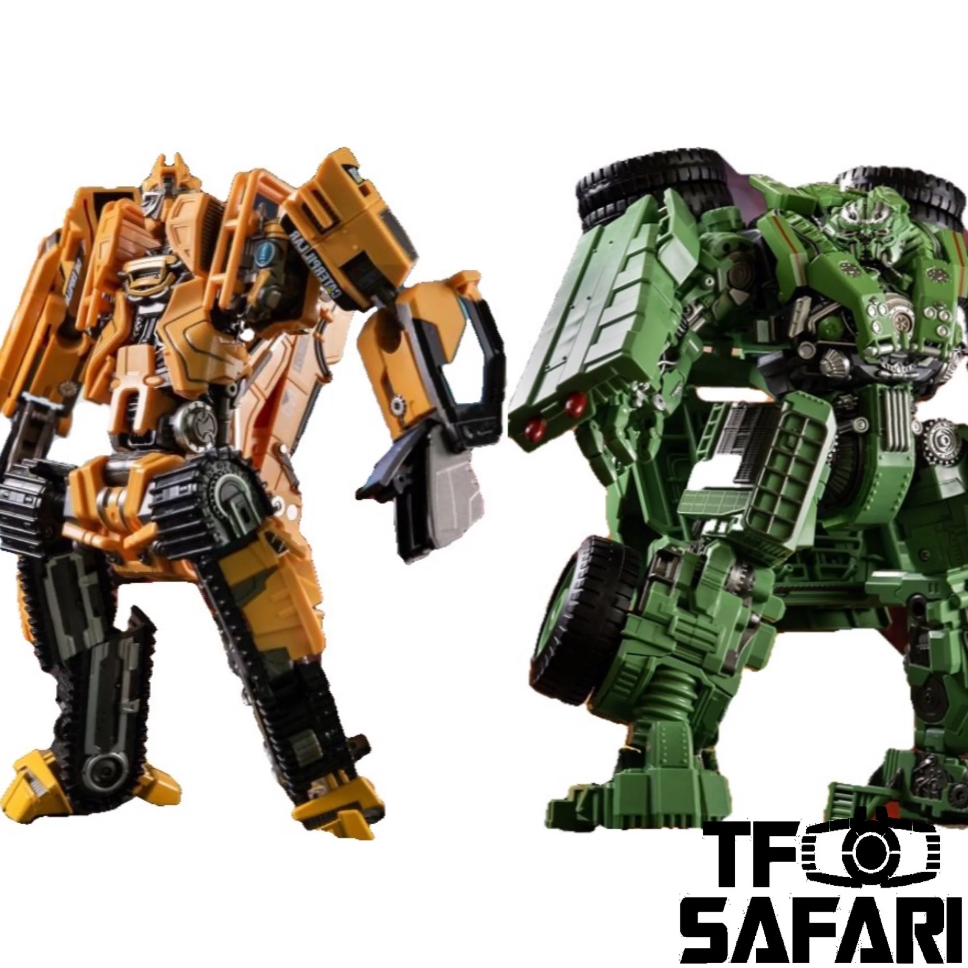 Mechanical Alliance Mechanical Team MT-02 MT02 Excavator (Scrapper) MT-03 MT03 Trailer(Long Haul) (Oversized Studio Series ROTF Devastator )