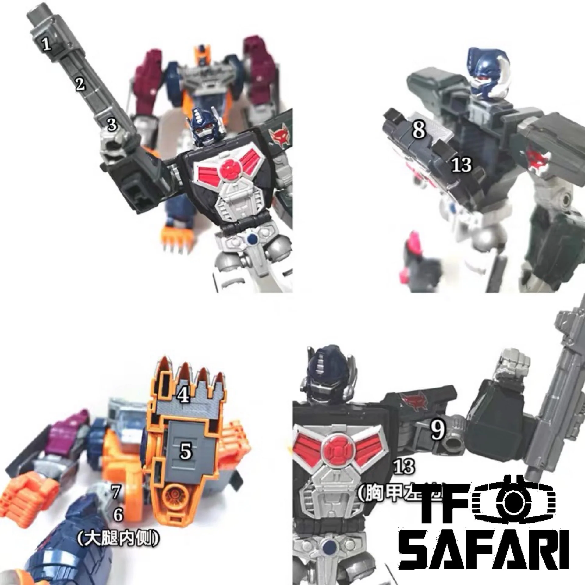 Ratchet Studio ROS-013 Gap Fillers for POTP Optimal Optimus Upgrade Kit 6 Ratchet Studio ROS-013 Gap Fillers for POTP Optimal Optimus Upgrade Kit