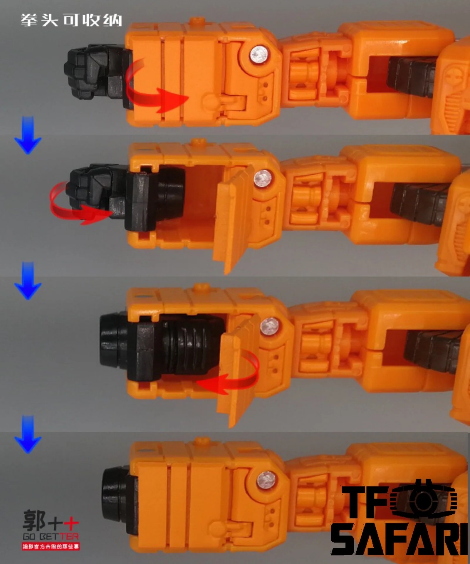 Go Better Studio GX-06 Uptrade Kit for WFC Earthrise Grapple ( Upgrade Kit+ Gap Fillers) 9 Go Better Studio GX-06 Uptrade Kit for WFC Earthrise Grapple ( Upgrade Kit+ Gap Fillers)