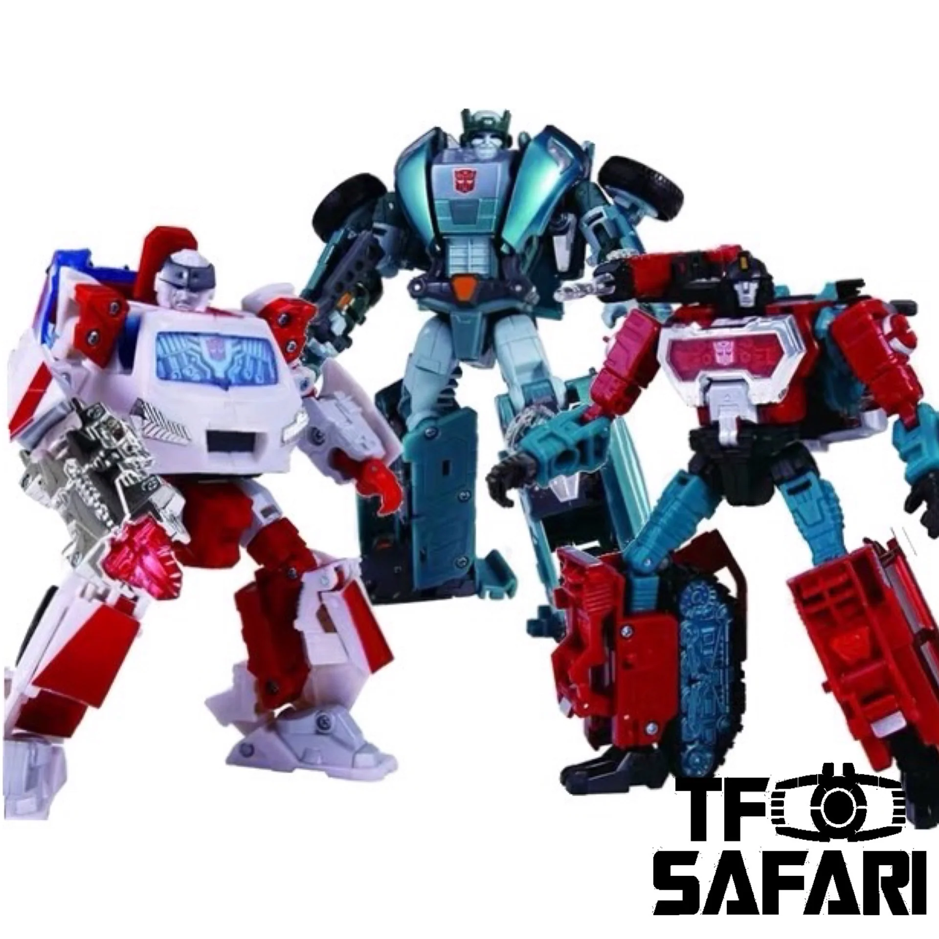 Transformers Henkei Classics Autobot Warriors Ratchet Kup Perceptor 3 in 1 Pack