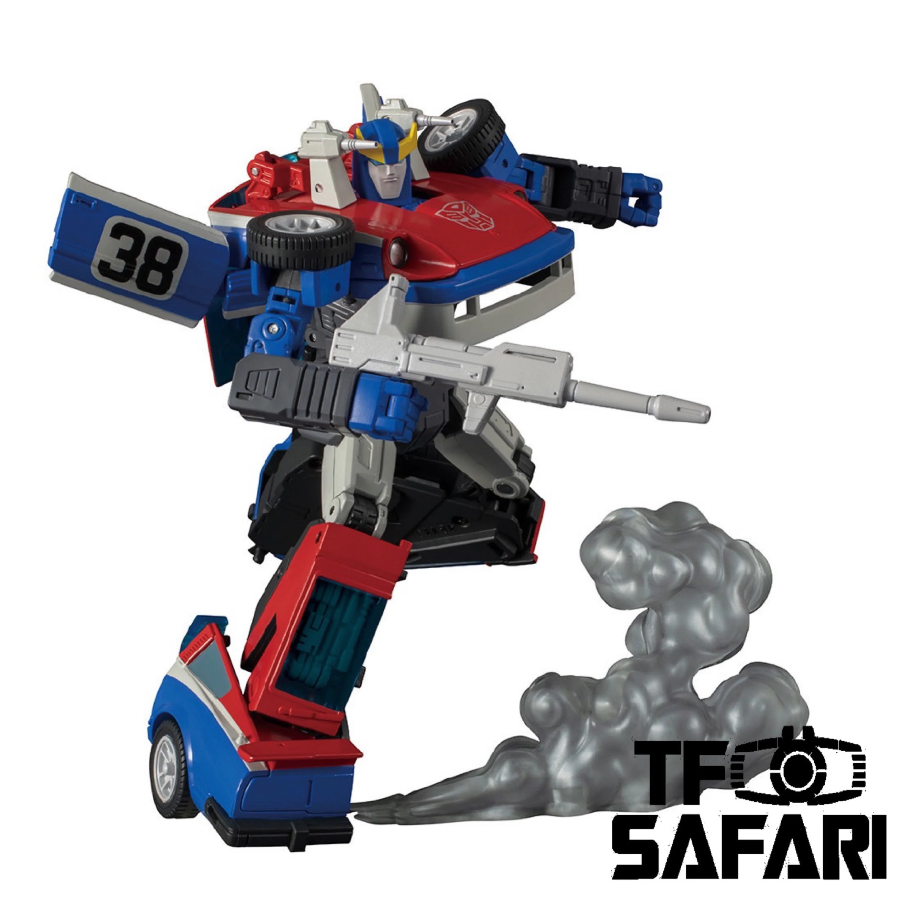 Takara Tomy Masterpiece MP19+ MP-19+ Smokescreen Exclusive (with Collectible Pin) 17cm / 6.7"