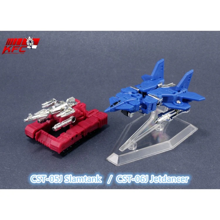 Keith's Fantasy Club KFC Toys CST-05/CST-06 Slam Tank & Jet Dancer ( Grand Slam / Raindance, G1 Original Color) Cassettes 5 Keith's Fantasy Club KFC Toys CST-05/CST-06 Slam Tank & Jet Dancer ( Grand Slam / Raindance, G1 Original Color) Cassettes