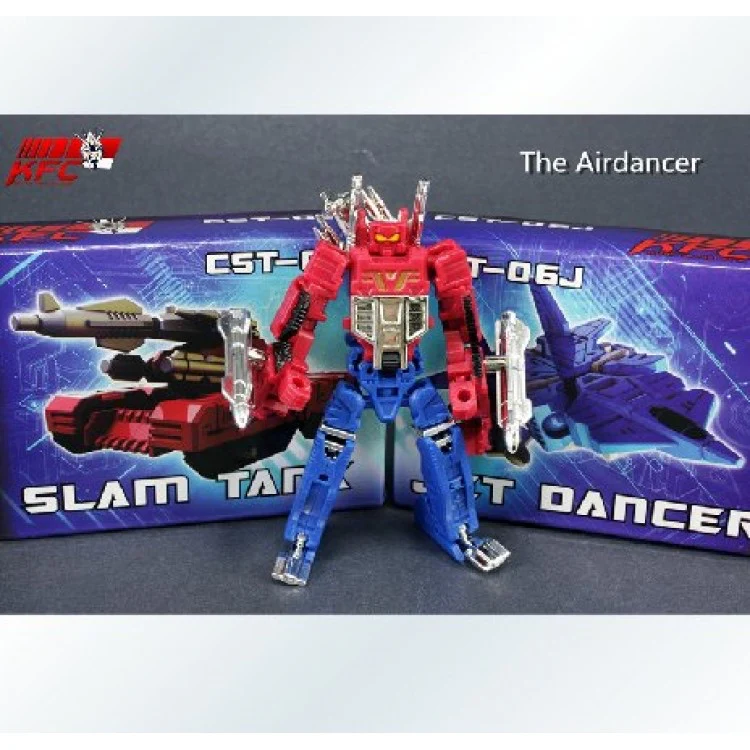 Keith's Fantasy Club KFC Toys CST-05/CST-06 Slam Tank & Jet Dancer ( Grand Slam / Raindance, G1 Original Color) Cassettes 6 Keith's Fantasy Club KFC Toys CST-05/CST-06 Slam Tank & Jet Dancer ( Grand Slam / Raindance, G1 Original Color) Cassettes