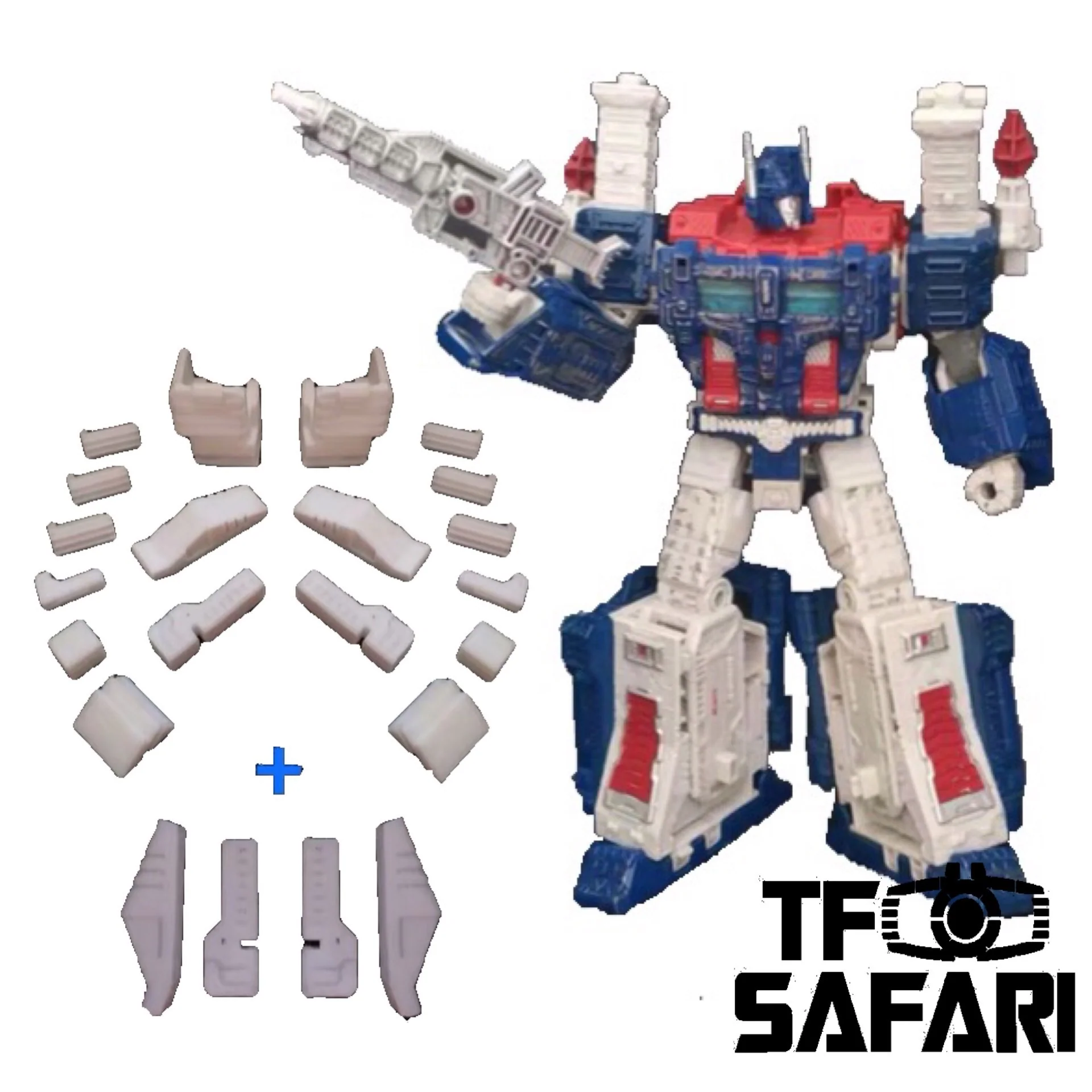 Ratchet Studio ROS-005 Gap Filler and Leg Extensions for WFC Siege Ultra Magnus Upgrade Kit