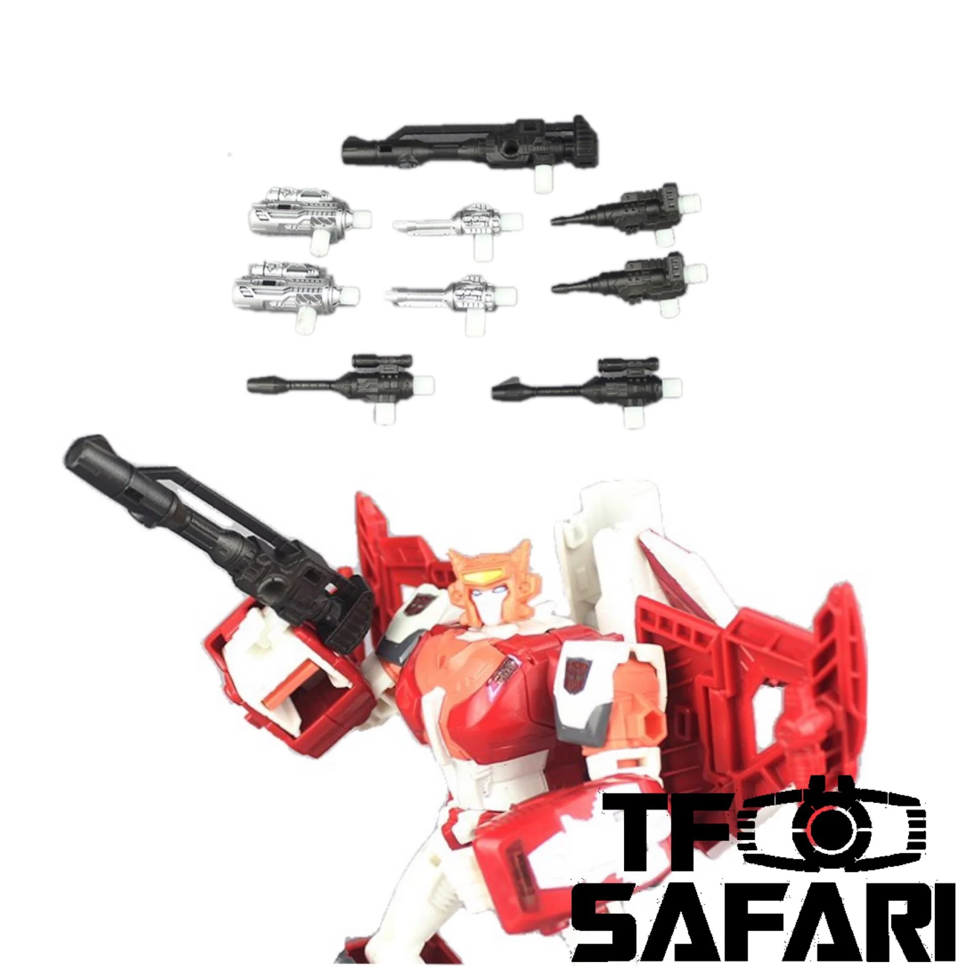 Matrix Workshop M-09A M09A Weapon Set for Female Autobots Combiner Orthia (Elita One, Moonracer, Lancer, Firestar, Greenlight ) Upgrade Kit 3 Matrix Workshop M-09A M09A Weapon Set for Female Autobots Combiner Orthia (Elita One, Moonracer, Lancer, Firestar, Greenlight ) Upgrade Kit