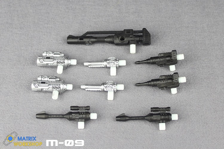 Matrix Workshop M-09A M09A Weapon Set for Female Autobots Combiner Orthia (Elita One, Moonracer, Lancer, Firestar, Greenlight ) Upgrade Kit 4 Matrix Workshop M-09A M09A Weapon Set for Female Autobots Combiner Orthia (Elita One, Moonracer, Lancer, Firestar, Greenlight ) Upgrade Kit