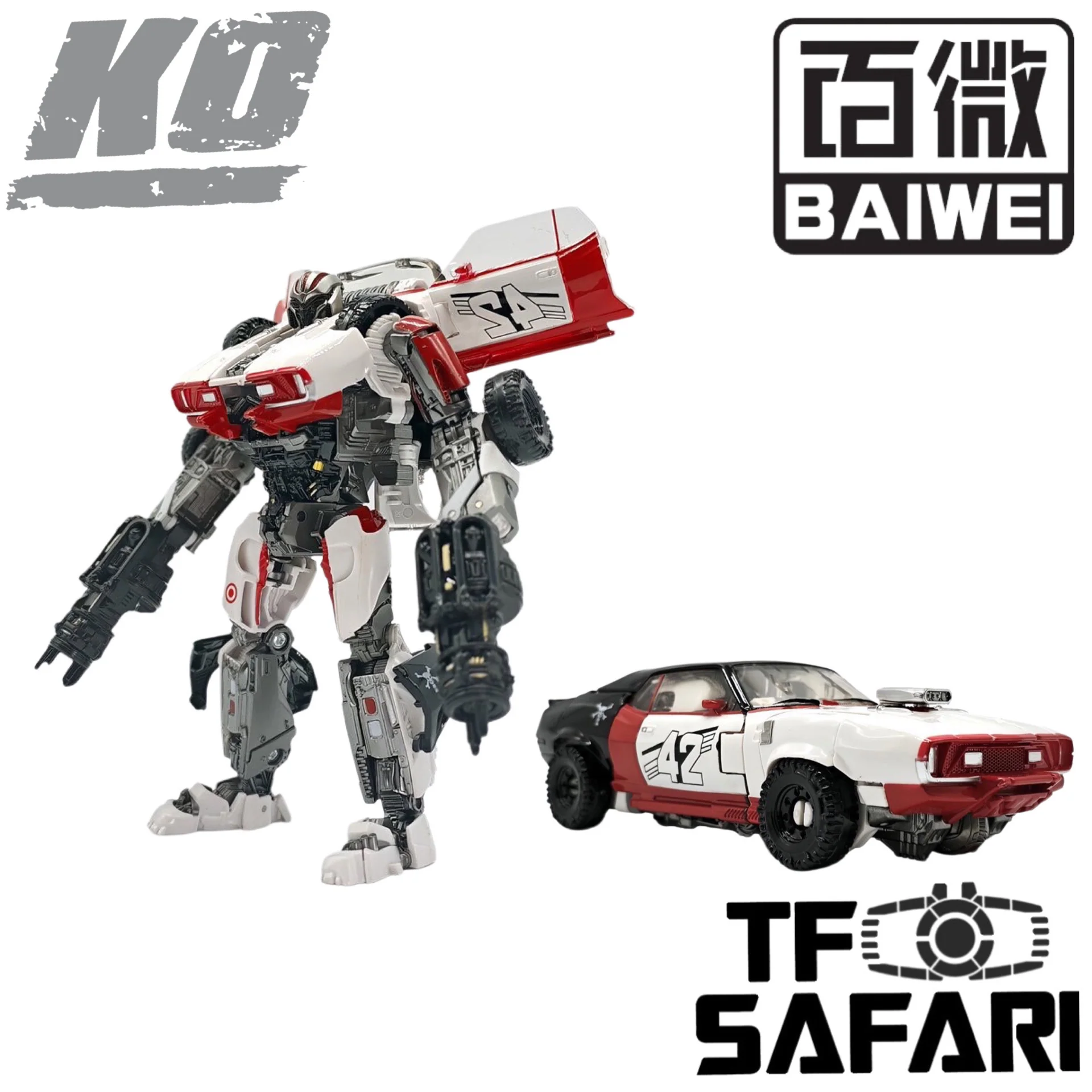 4th party BW BAIWEI TW1033B TW-1033B Oversized KO Studio Series SS46 SS-46 Blue Soldier Dropkick White Version 15.5cm / 6.1"
