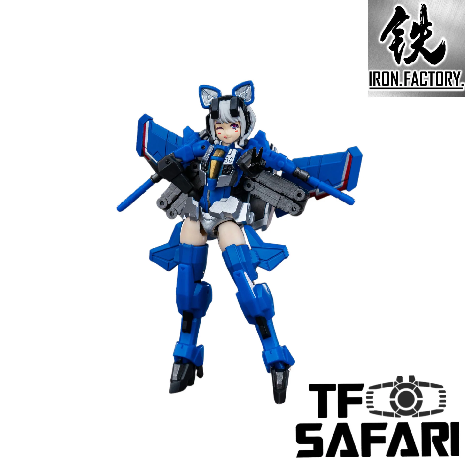 【Pre-Order】Iron Factory IF G-02 IFG02 Girls 02 Lightingwing Thundercracker Animed Figure（Mecha Girl Starscream) Non Transformable