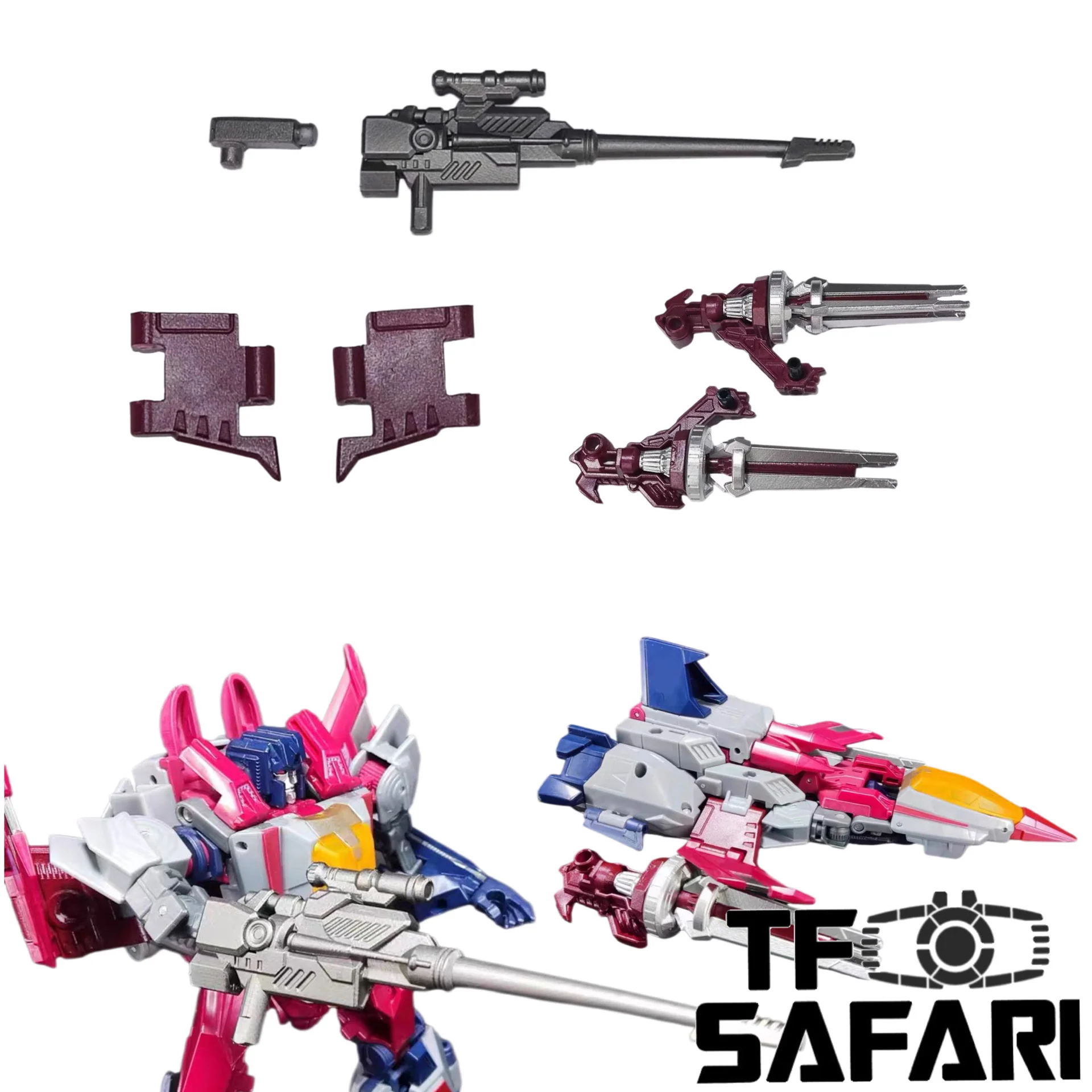 BDT Studio BDT74 BDT-74A / 74B / 74C Weapons / Upgrade Kits for SS GE-06 Studio Series Gamer Edition Starscream Upgrade Kit