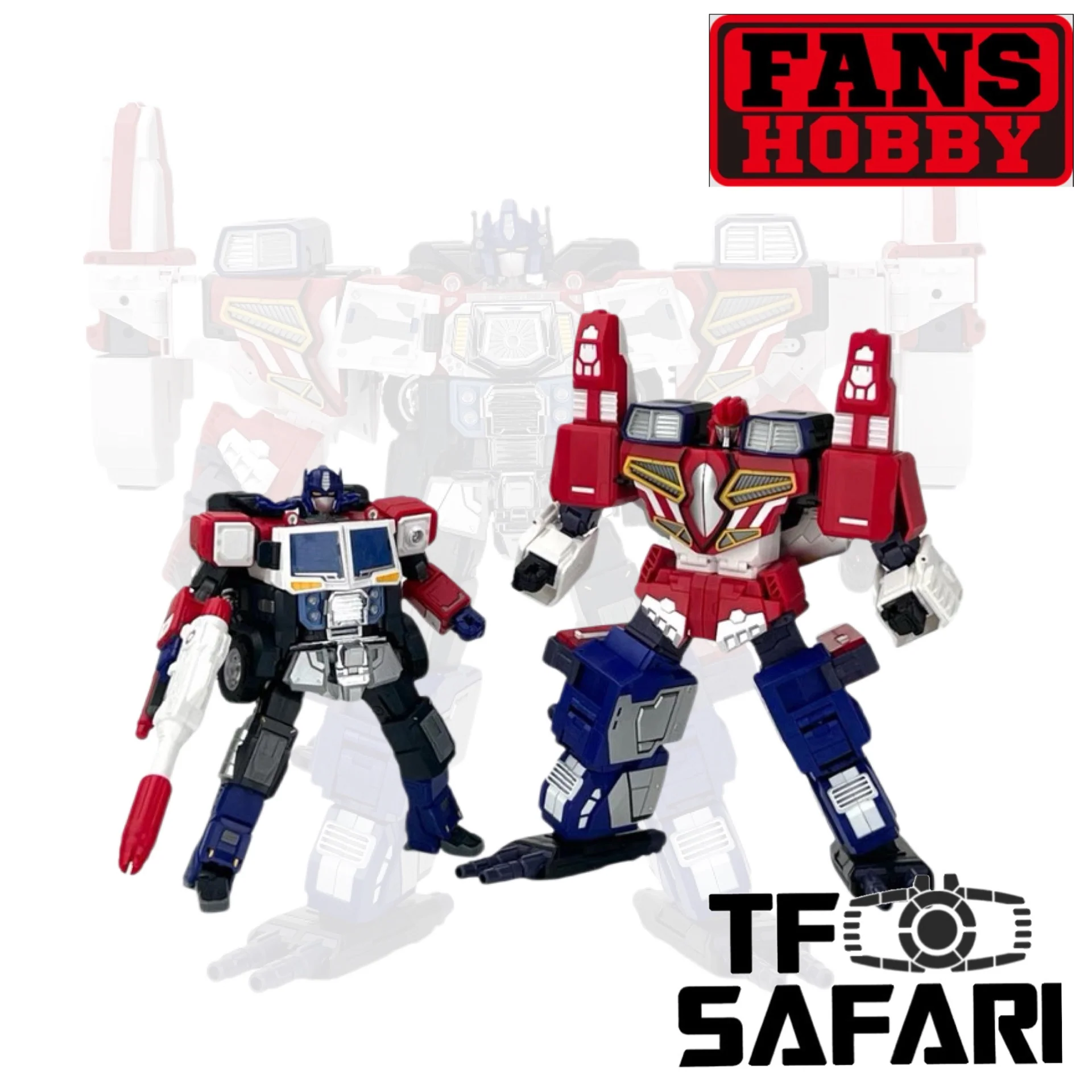 FansHobby FH MB-18 + MB-25 / MB18 + MB25 Energy Commander and Energon Wing（Armada Universe Energon Optimus Prime & Saber) 2 in 1 pack 24cm / 9.5"