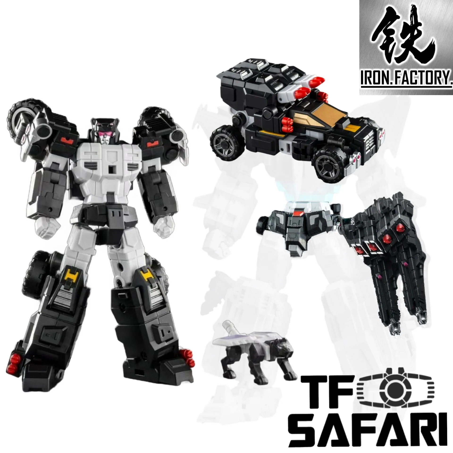【Pre-Order】Iron Factory IF EX-68 EX68 IDW Claw of Ose, Vineakaiser (Jallguar, Breastforce Liokaiser Combiner) 10cm / 4"