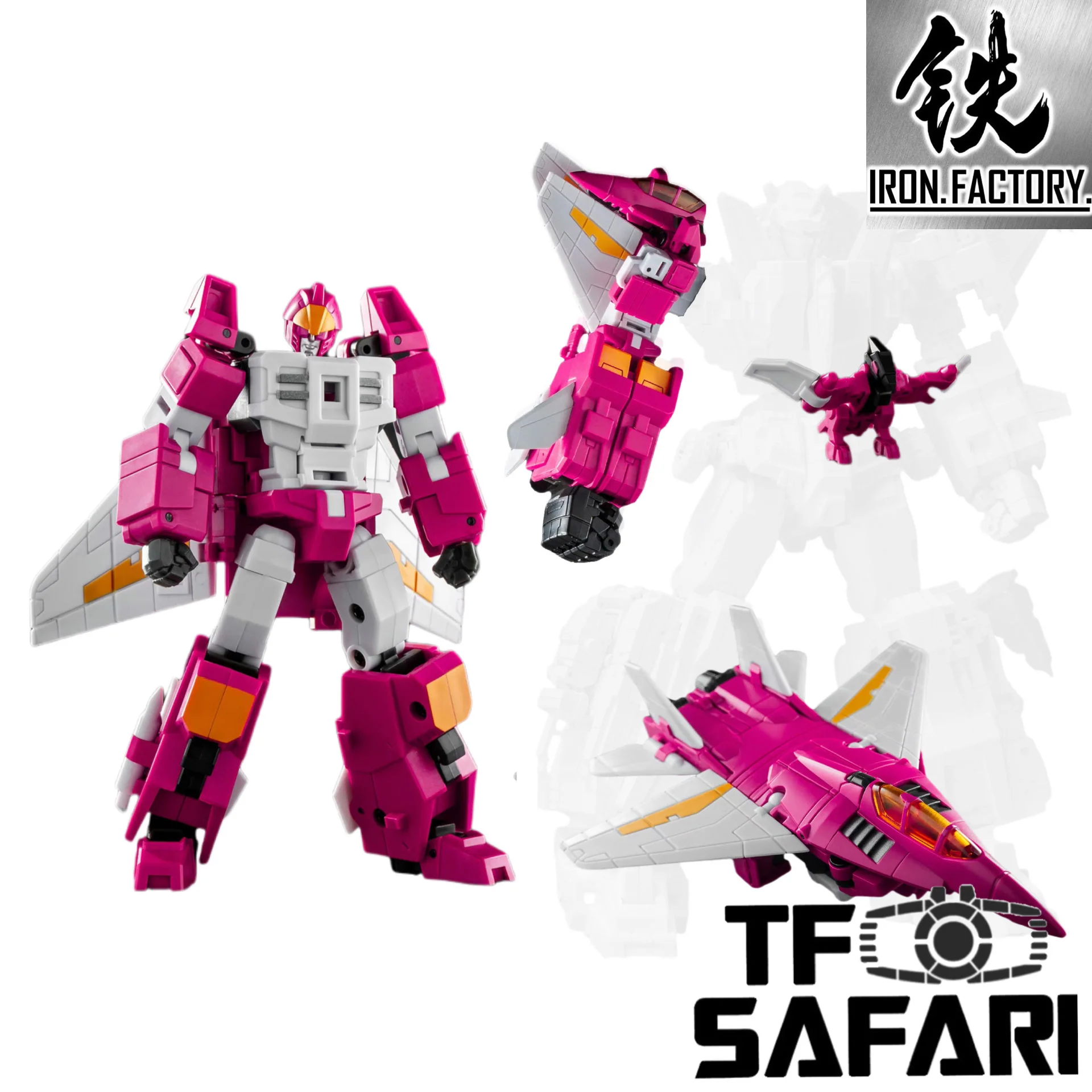 【Pre-Order】Iron Factory IF EX-66 EX66 IDW Blade of Halphas, Vineakaiser (Guyhawk, Breastforce Liokaiser Combiner) 10cm / 4"