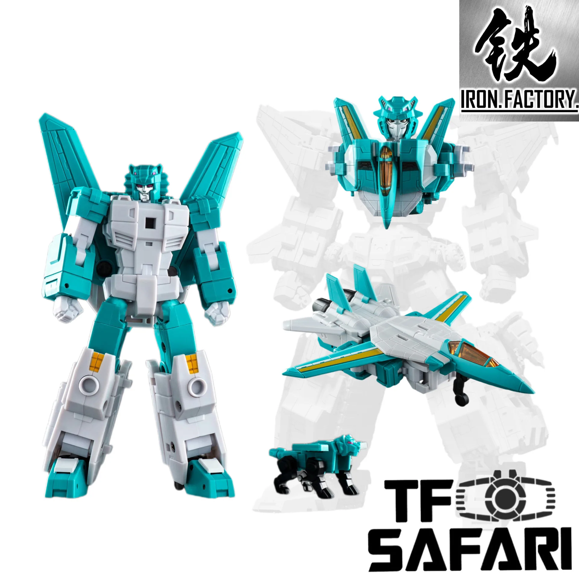 【Pre-Order】Iron Factory IF EX-65 EX65 IDW Spear of Marbas, Vineakaiser (Leozack, Breastforce Liokaiser Combiner) 10cm / 4"