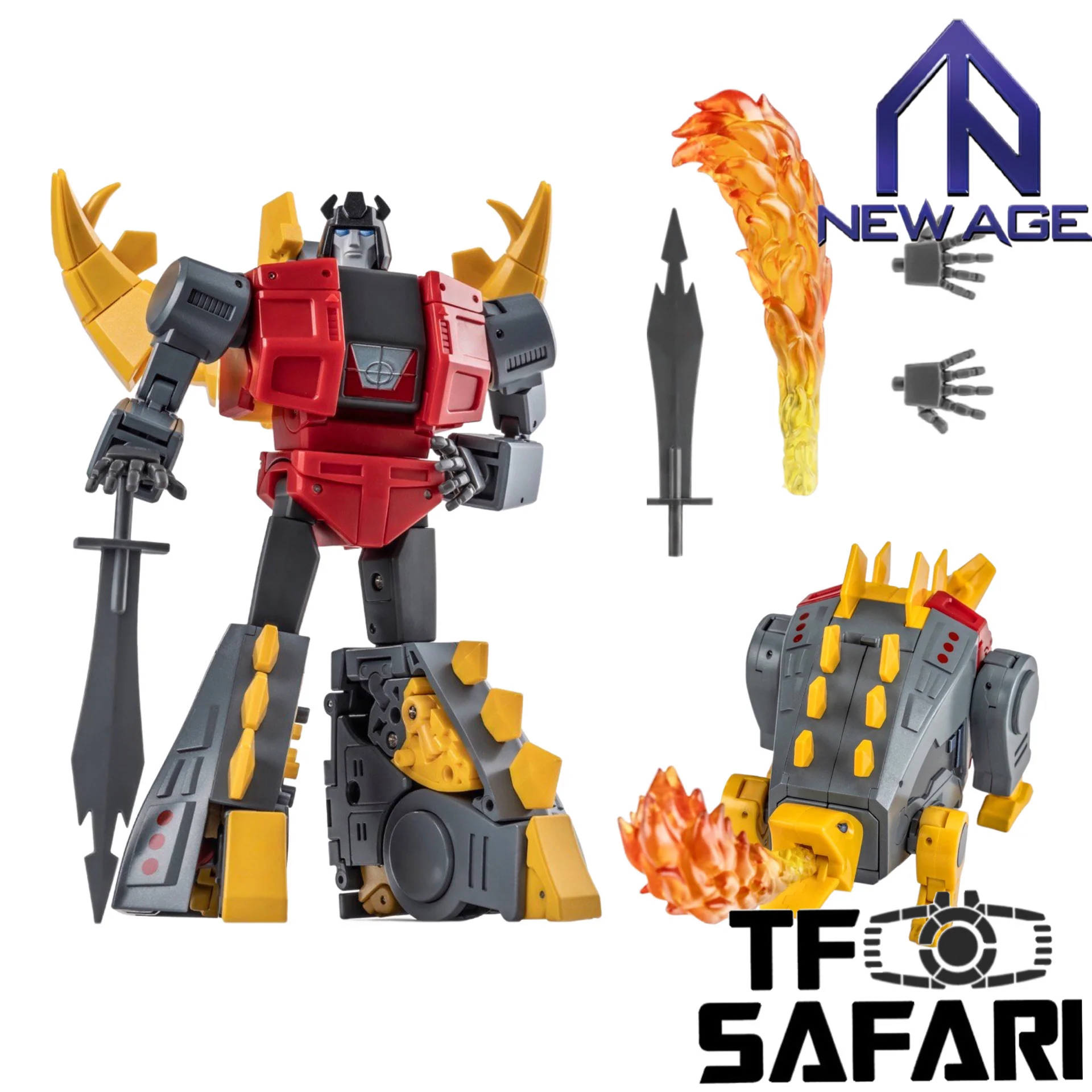 NA NewAge H67 H-67 Varan (Snarl)  Dinobot New Age 13.5 cm / 5.3"
