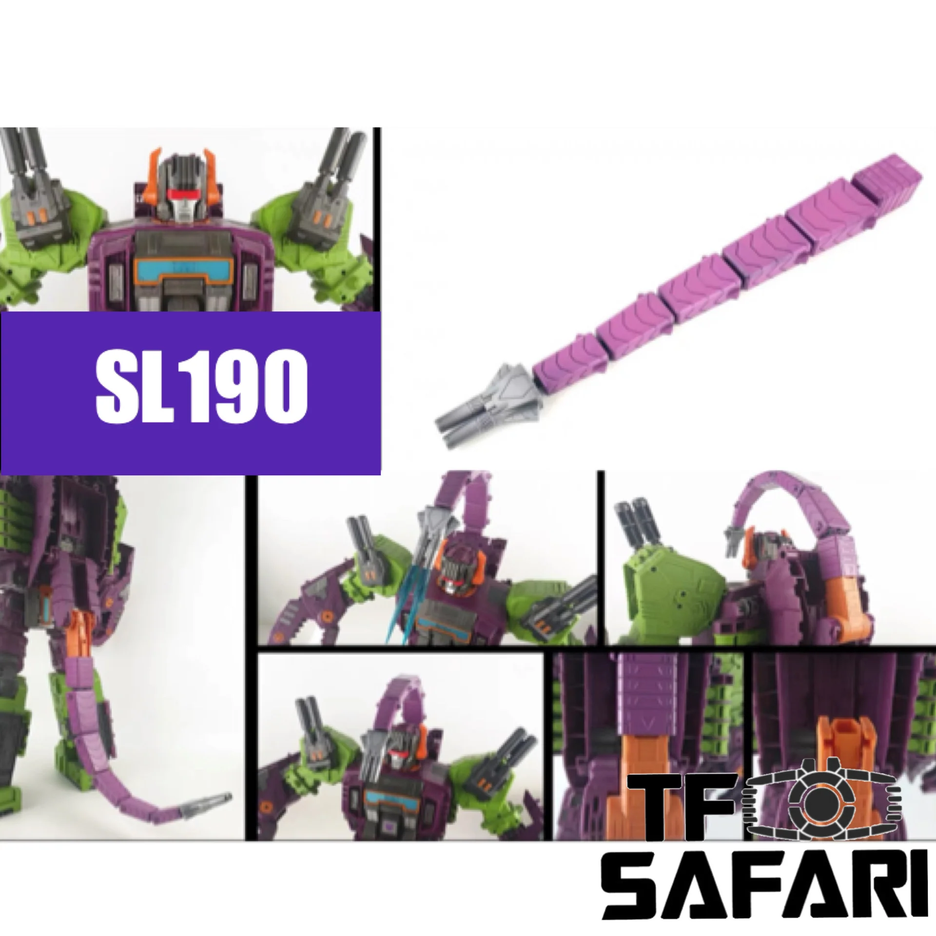 Shockwave Lab SL-190 SL190 Giant Tail for Earthrise Scorponok( Titan Class ) Upgrade Kit