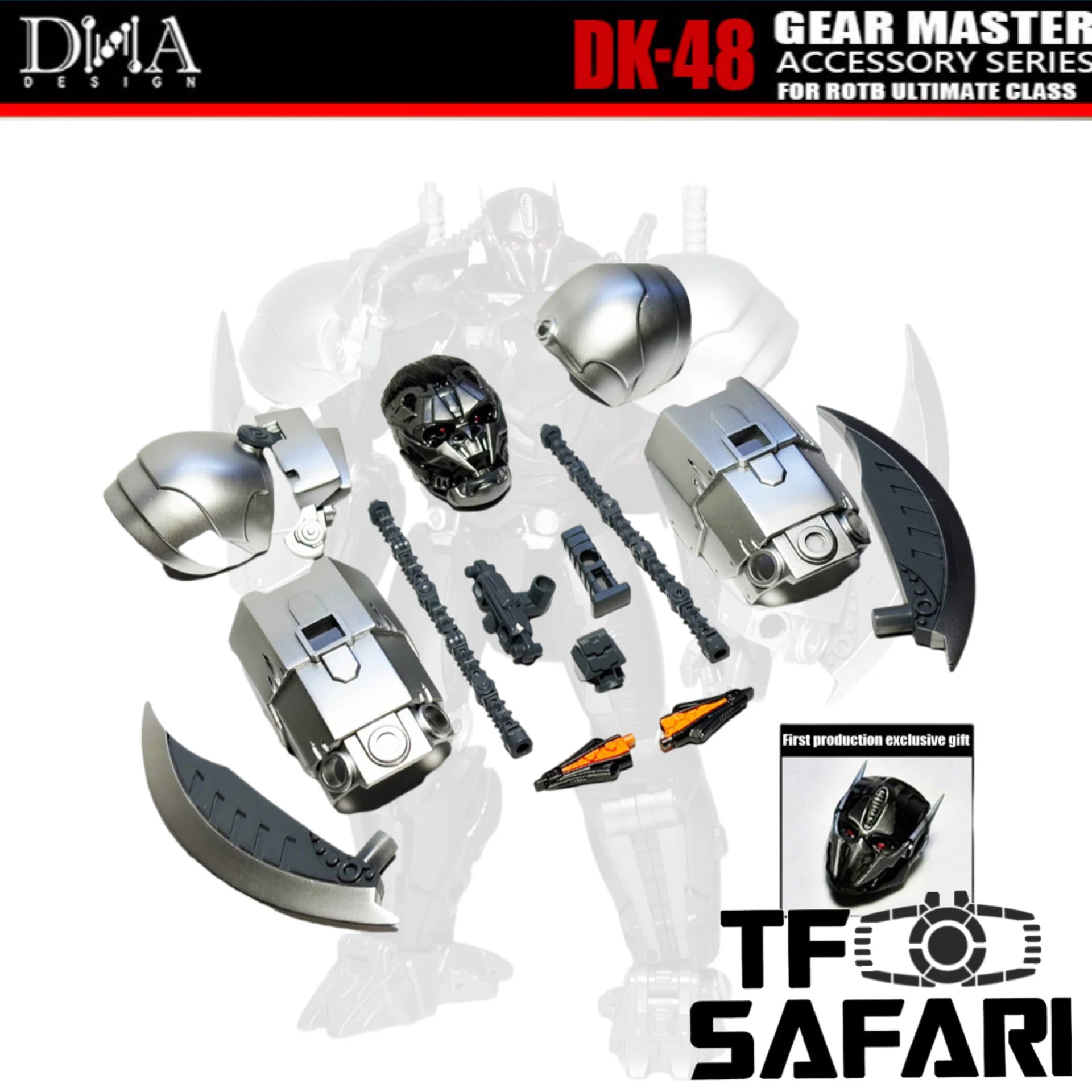 DNA Design DK-48 DK48 Upgrade Kits for Rise of the Beasts ROTB Ultimate Optimus Primal
