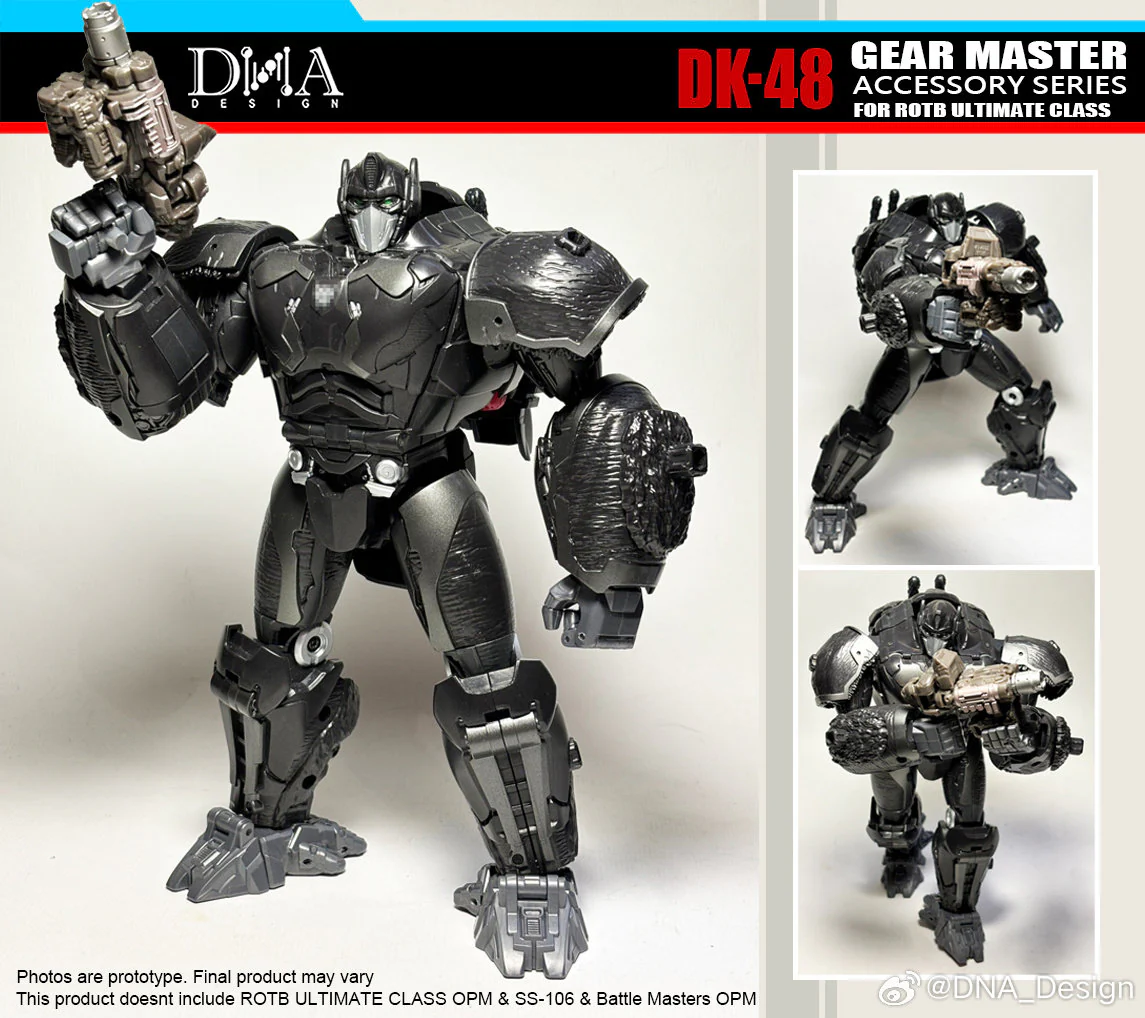 DNA Design DK-48 DK48 Upgrade Kits for Rise of the Beasts ROTB Ultimate Optimus Primal 11 DNA Design DK-48 DK48 Upgrade Kits for Rise of the Beasts ROTB Ultimate Optimus Primal
