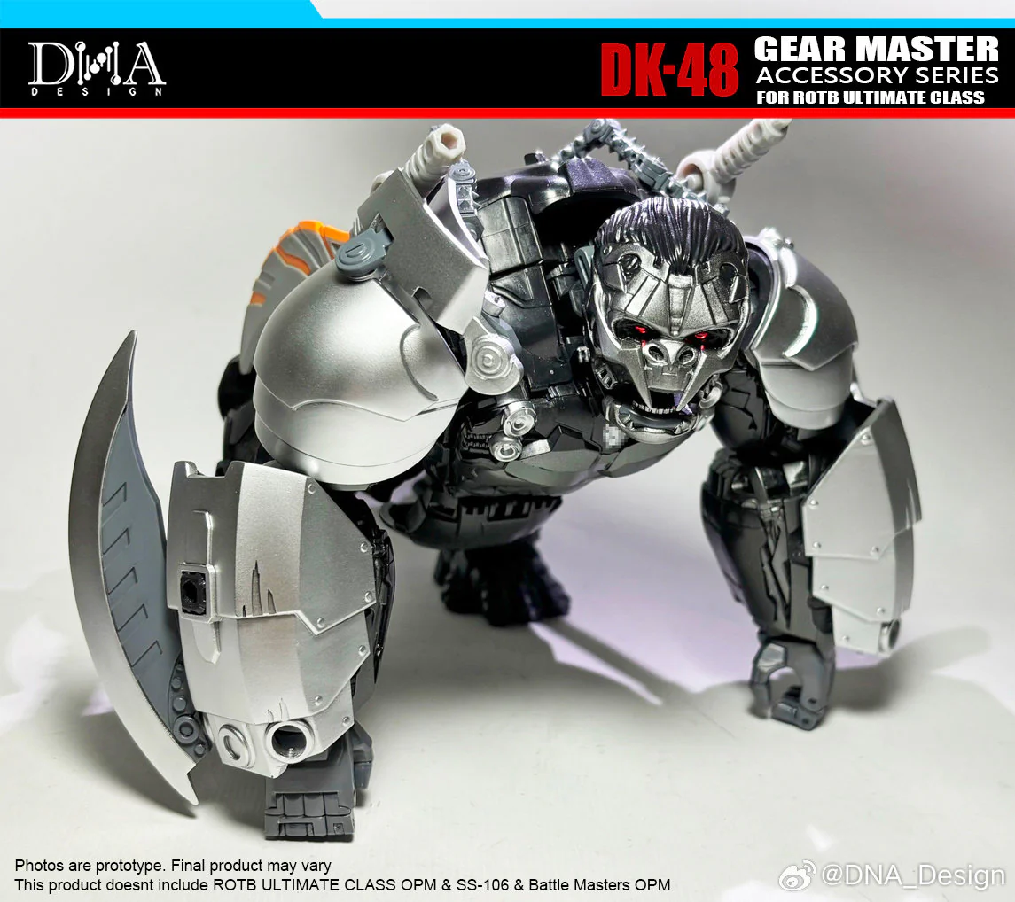 DNA Design DK-48 DK48 Upgrade Kits for Rise of the Beasts ROTB Ultimate Optimus Primal 12 DNA Design DK-48 DK48 Upgrade Kits for Rise of the Beasts ROTB Ultimate Optimus Primal
