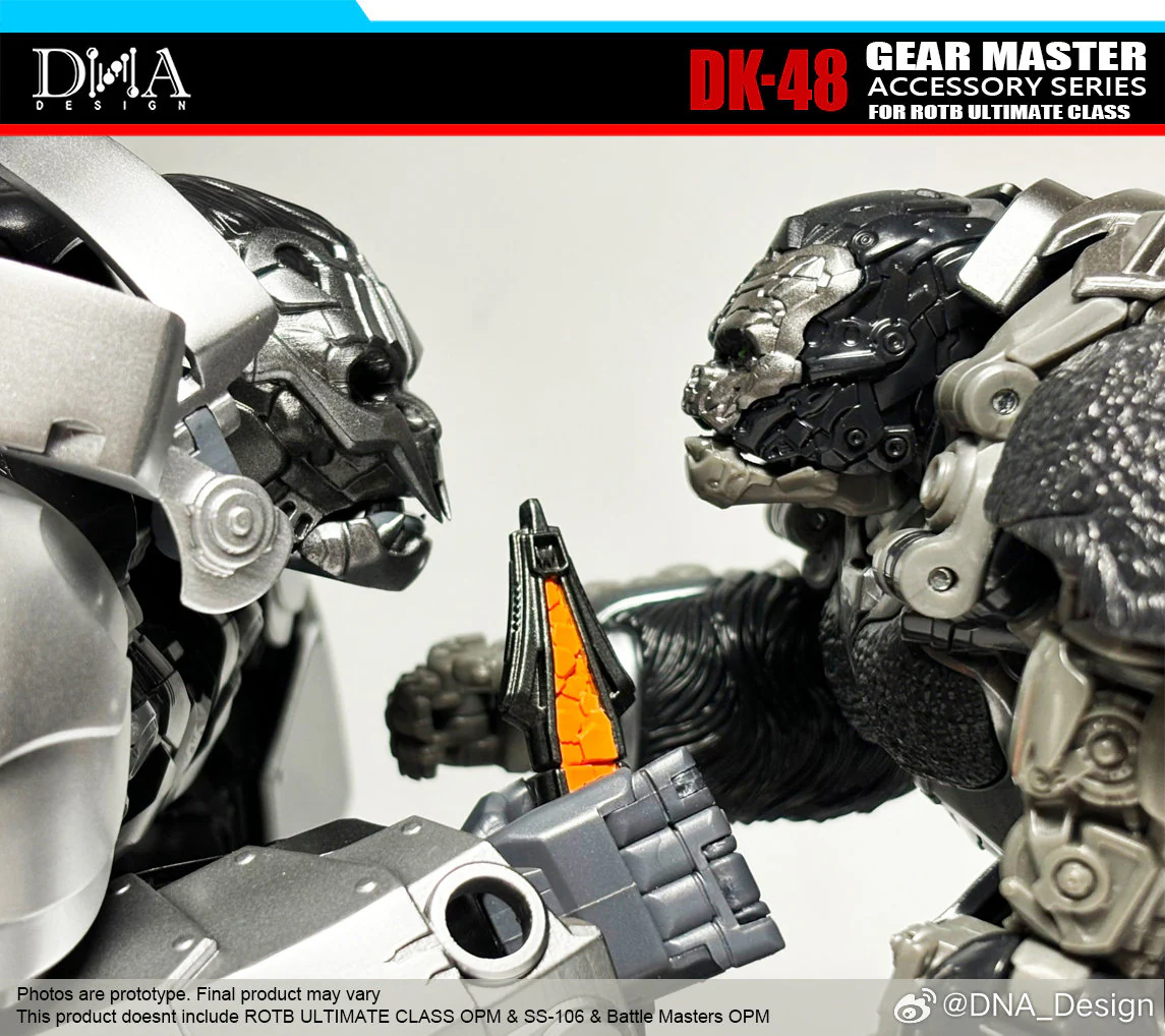 DNA Design DK-48 DK48 Upgrade Kits for Rise of the Beasts ROTB Ultimate Optimus Primal 17 DNA Design DK-48 DK48 Upgrade Kits for Rise of the Beasts ROTB Ultimate Optimus Primal