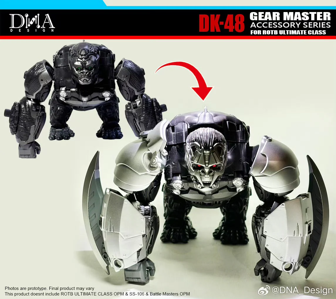 DNA Design DK-48 DK48 Upgrade Kits for Rise of the Beasts ROTB Ultimate Optimus Primal 5 DNA Design DK-48 DK48 Upgrade Kits for Rise of the Beasts ROTB Ultimate Optimus Primal