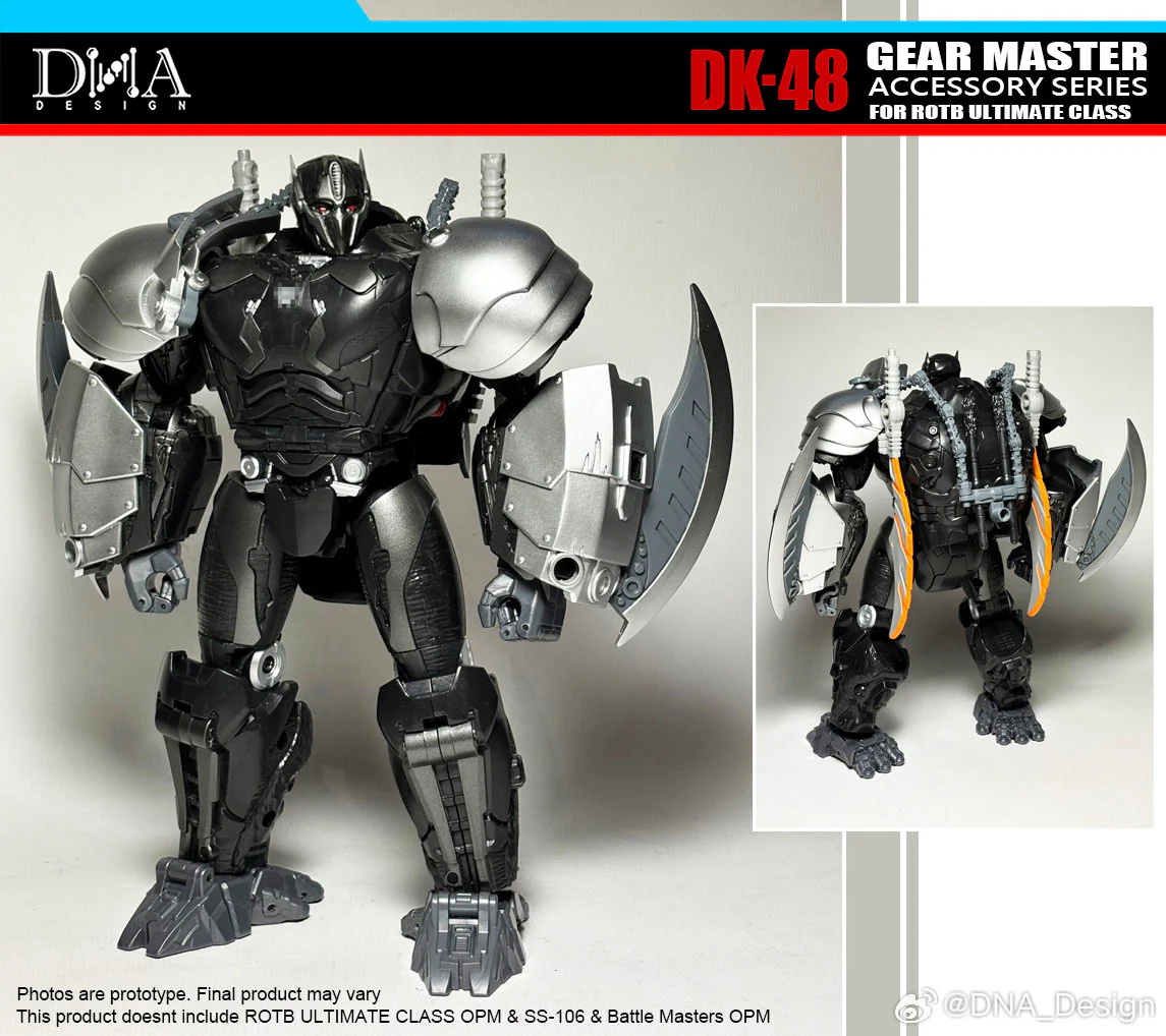 DNA Design DK-48 DK48 Upgrade Kits for Rise of the Beasts ROTB Ultimate Optimus Primal 7 DNA Design DK-48 DK48 Upgrade Kits for Rise of the Beasts ROTB Ultimate Optimus Primal